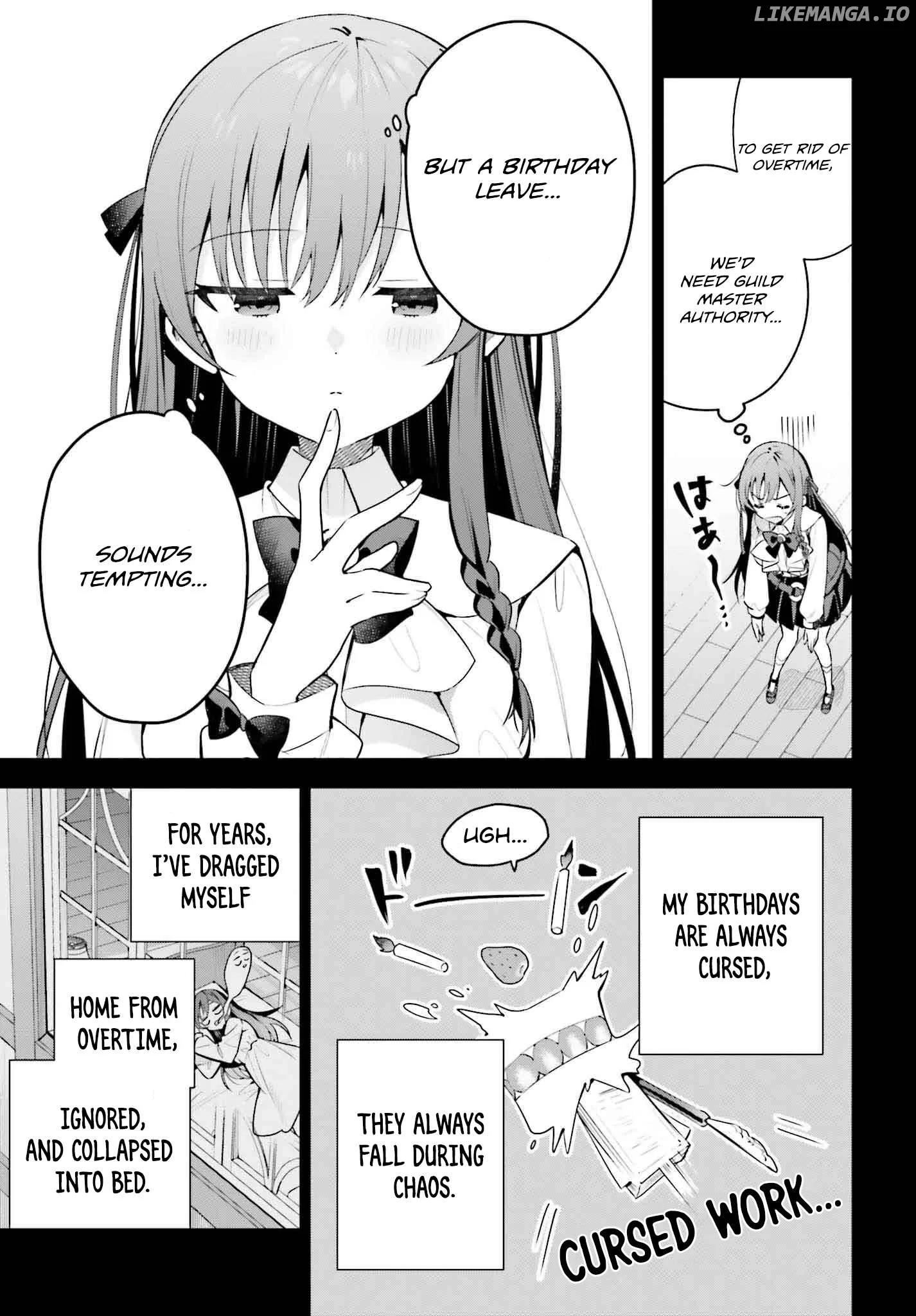 I’m the guild receptionist, but since I don’t want to work overtime, I think I’ll just solo the boss Chapter 41 page 7