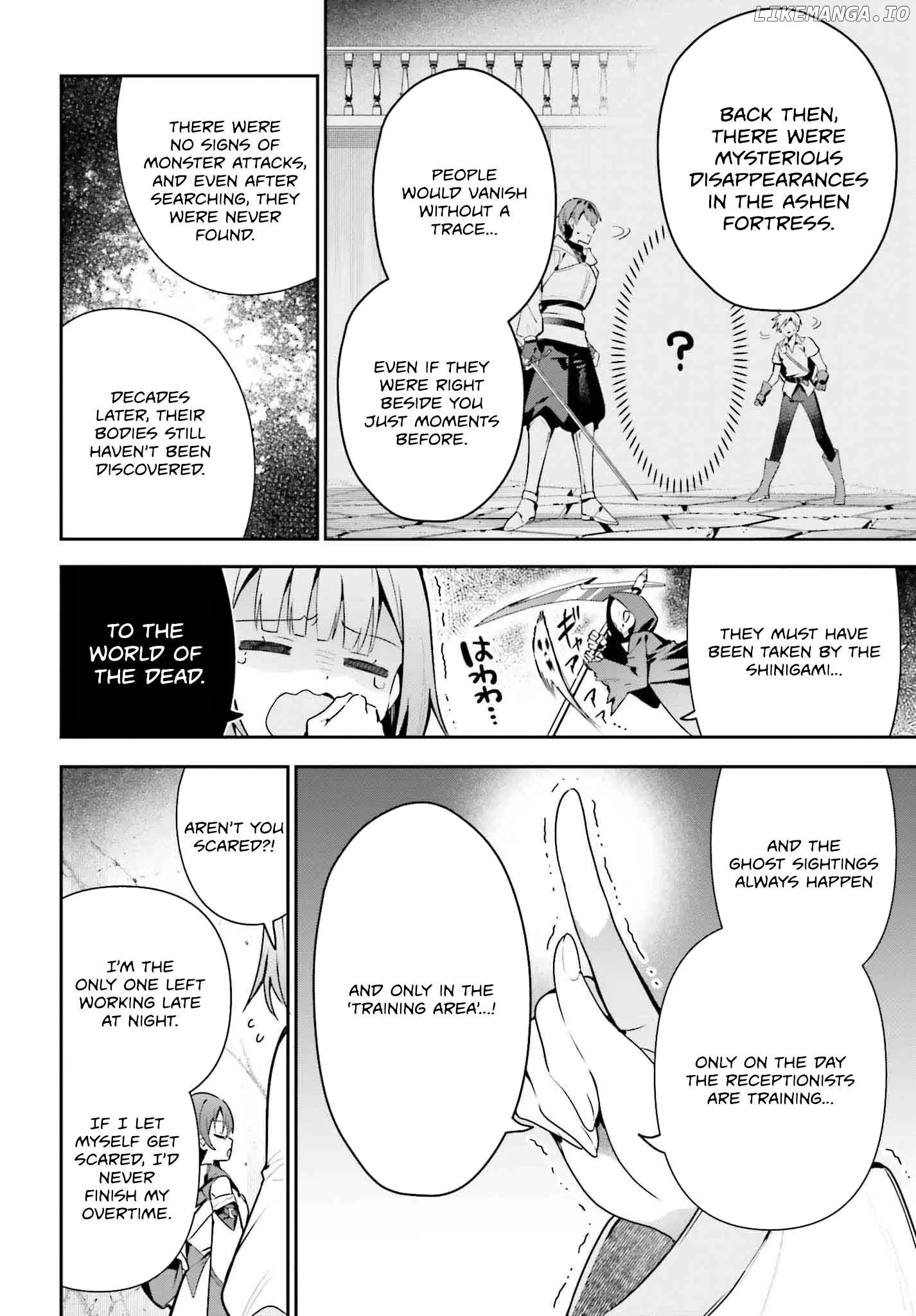 I’m the guild receptionist, but since I don’t want to work overtime, I think I’ll just solo the boss Chapter 40 page 18