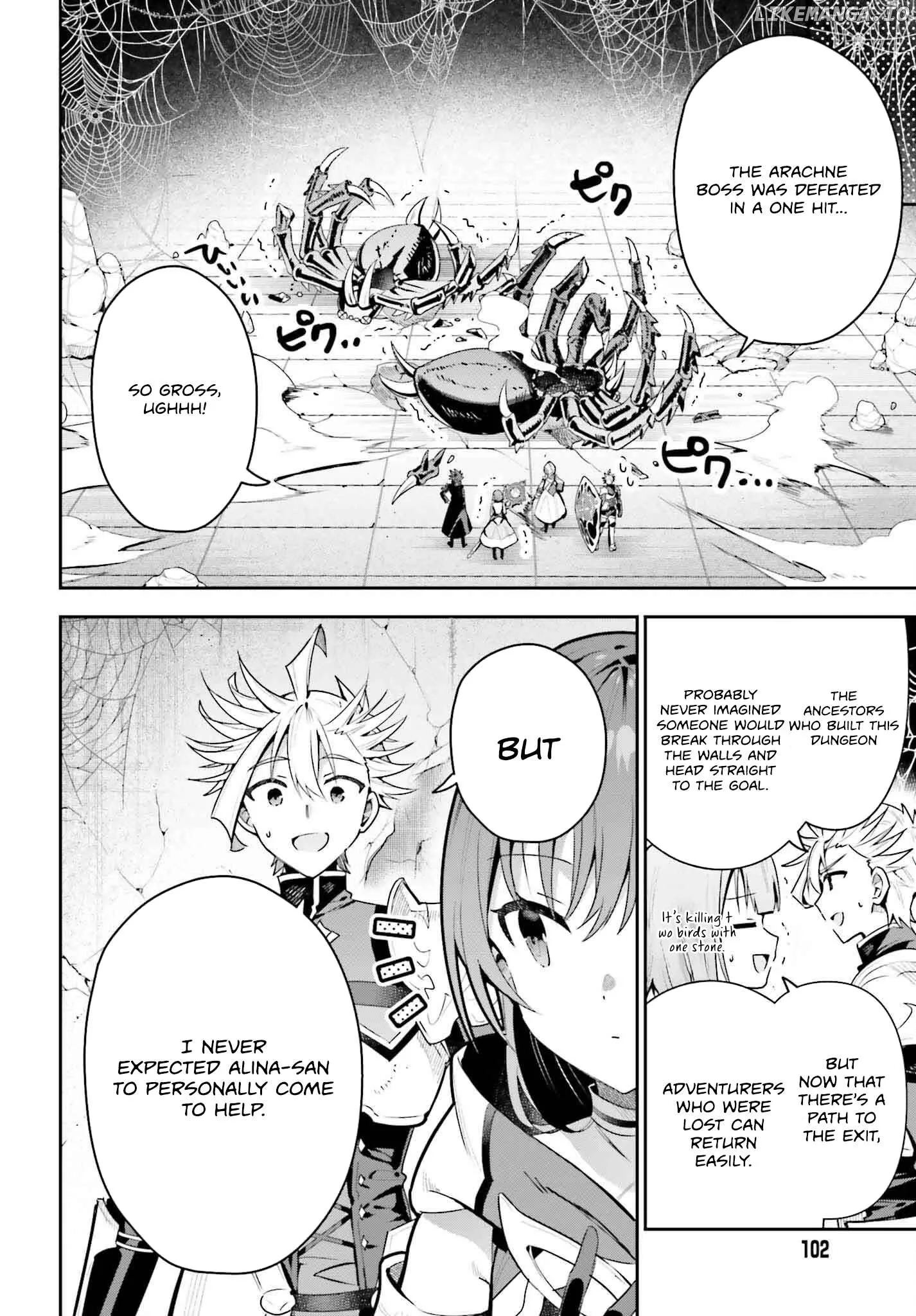 I’m the guild receptionist, but since I don’t want to work overtime, I think I’ll just solo the boss Chapter 40 page 8