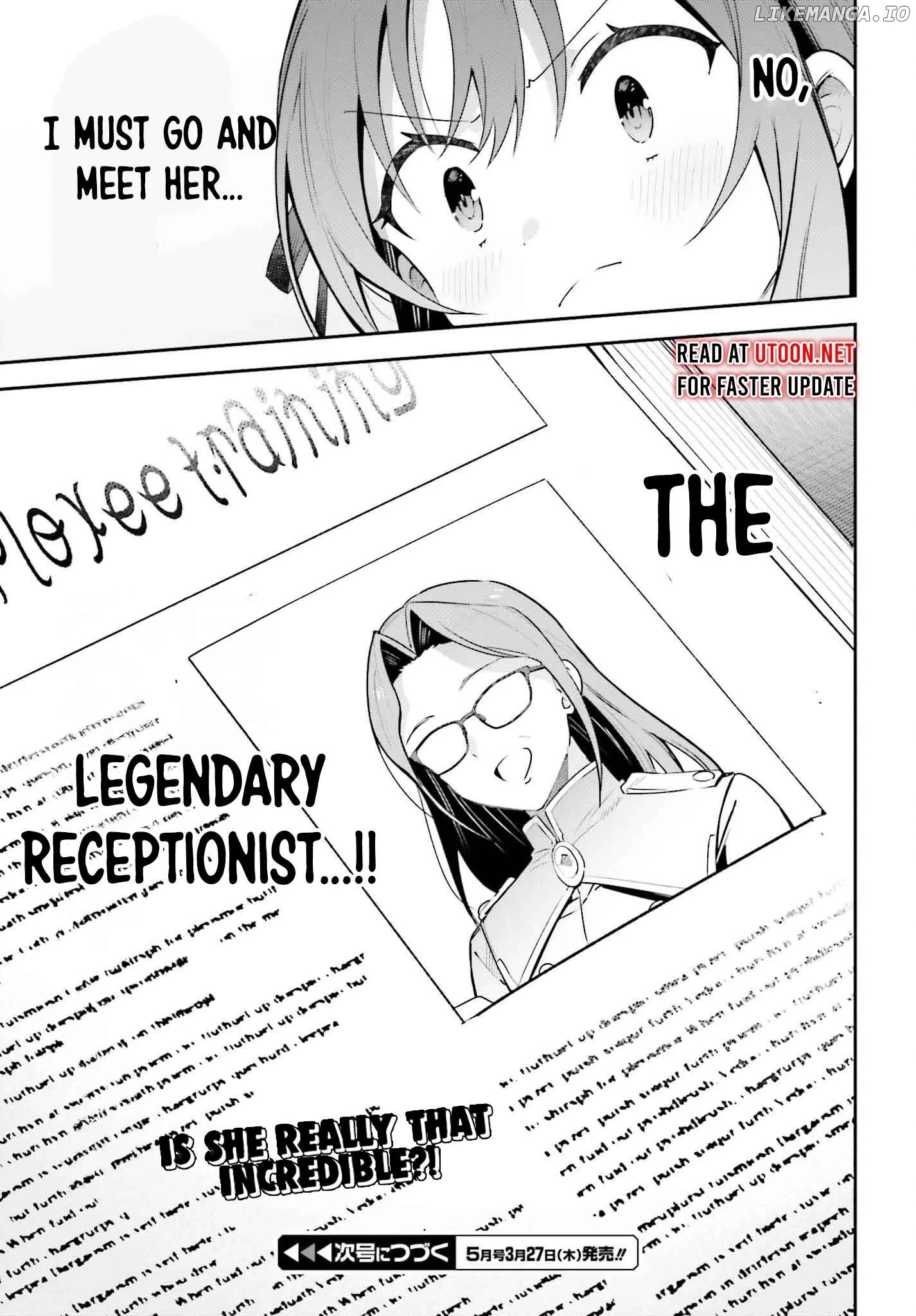 I’m the guild receptionist, but since I don’t want to work overtime, I think I’ll just solo the boss Chapter 40 page 21