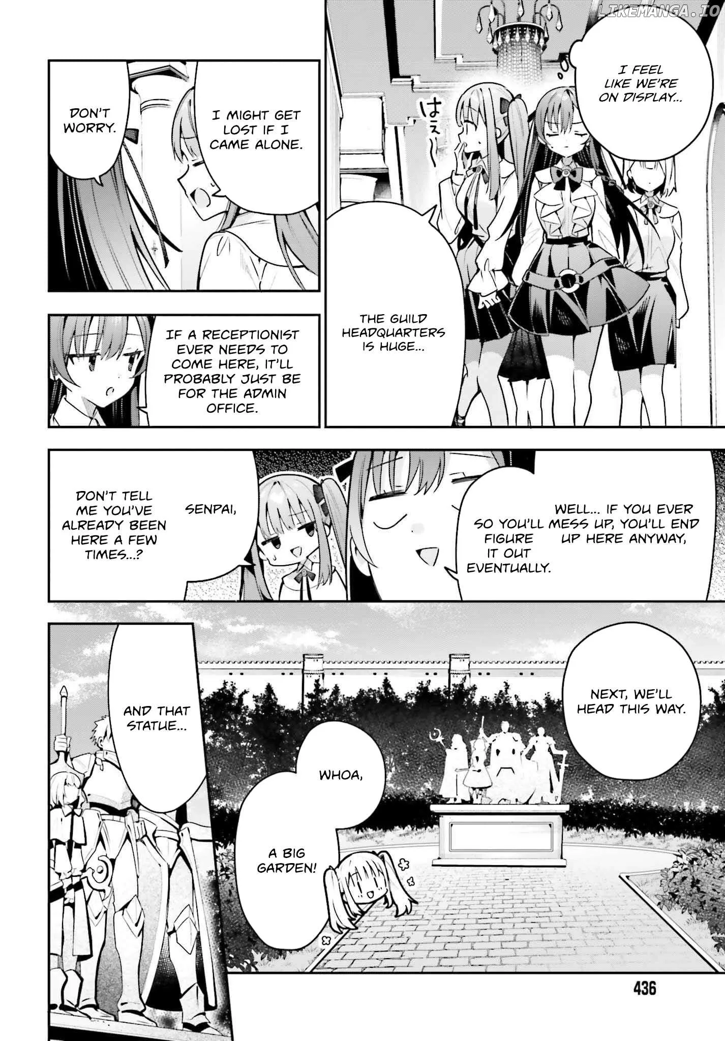 I’m the guild receptionist, but since I don’t want to work overtime, I think I’ll just solo the boss Chapter 42 page 7