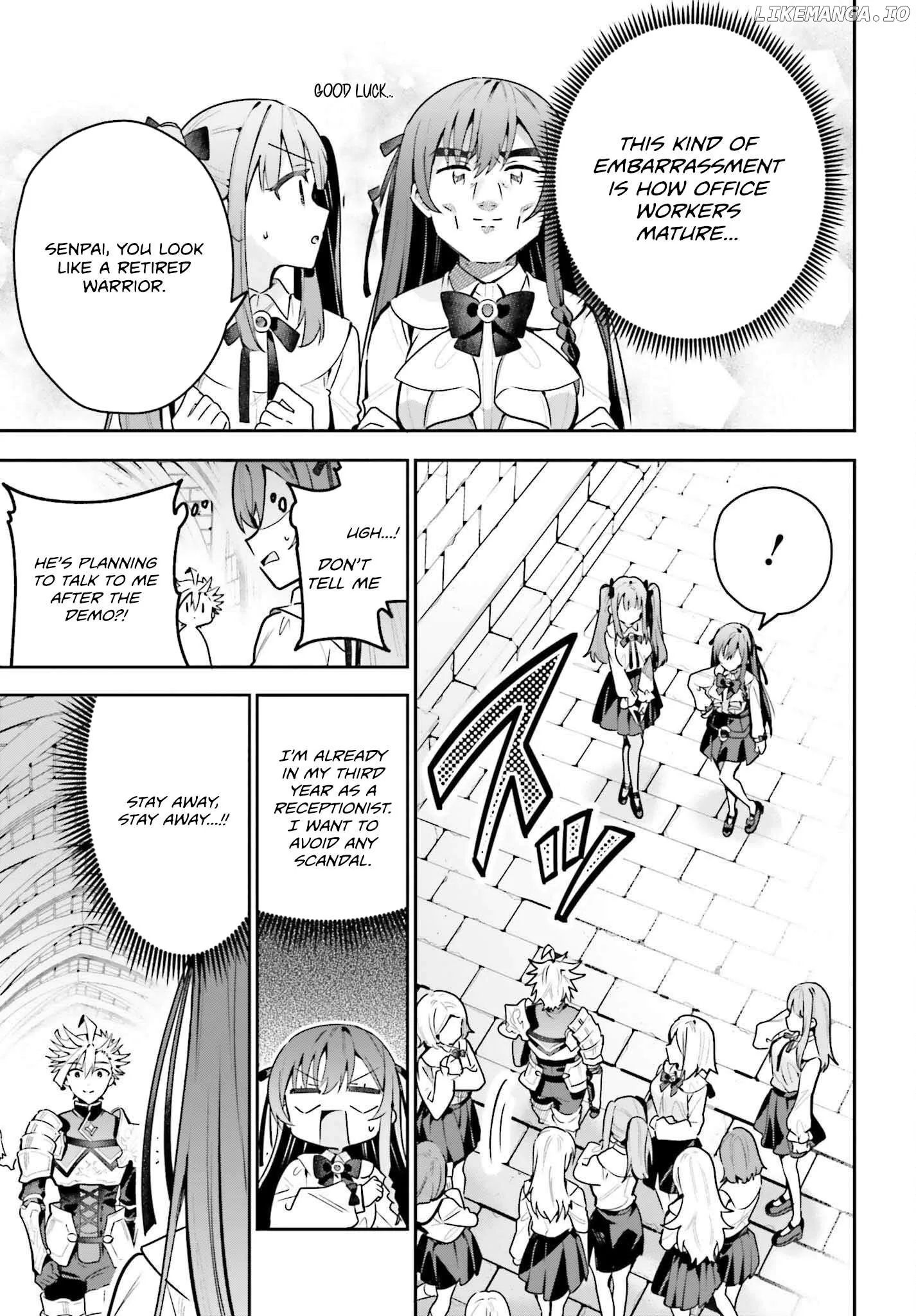 I’m the guild receptionist, but since I don’t want to work overtime, I think I’ll just solo the boss Chapter 42 page 22