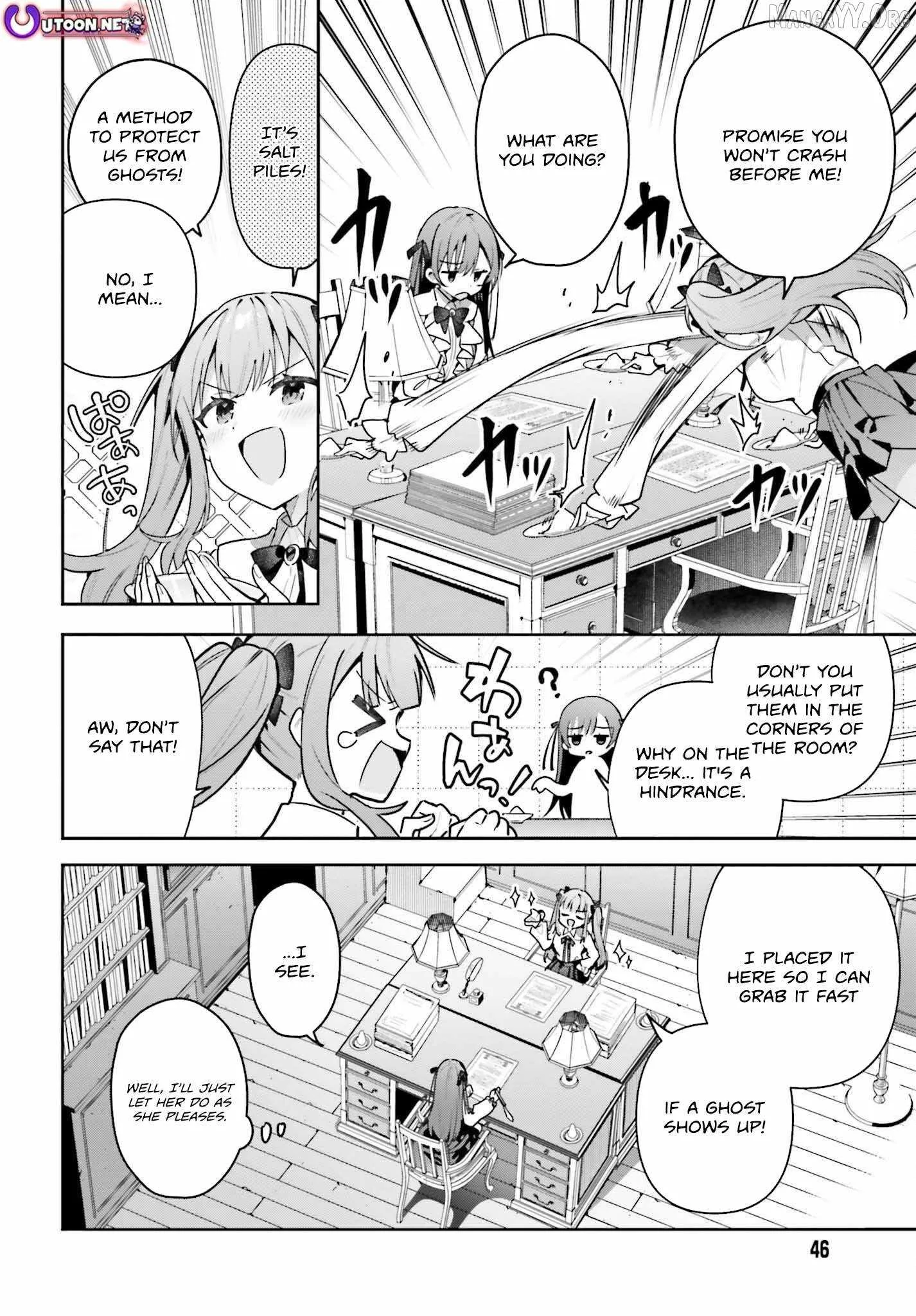 I’m the guild receptionist, but since I don’t want to work overtime, I think I’ll just solo the boss Chapter 45.1 page 13