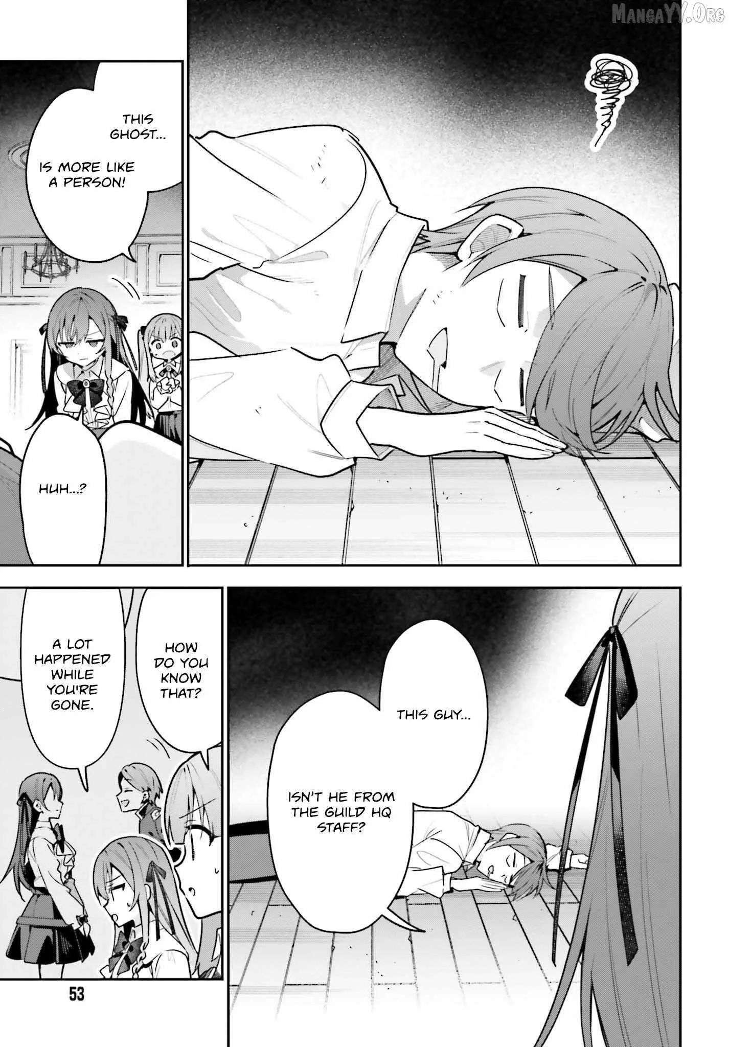 I’m the guild receptionist, but since I don’t want to work overtime, I think I’ll just solo the boss Chapter 45.1 page 20