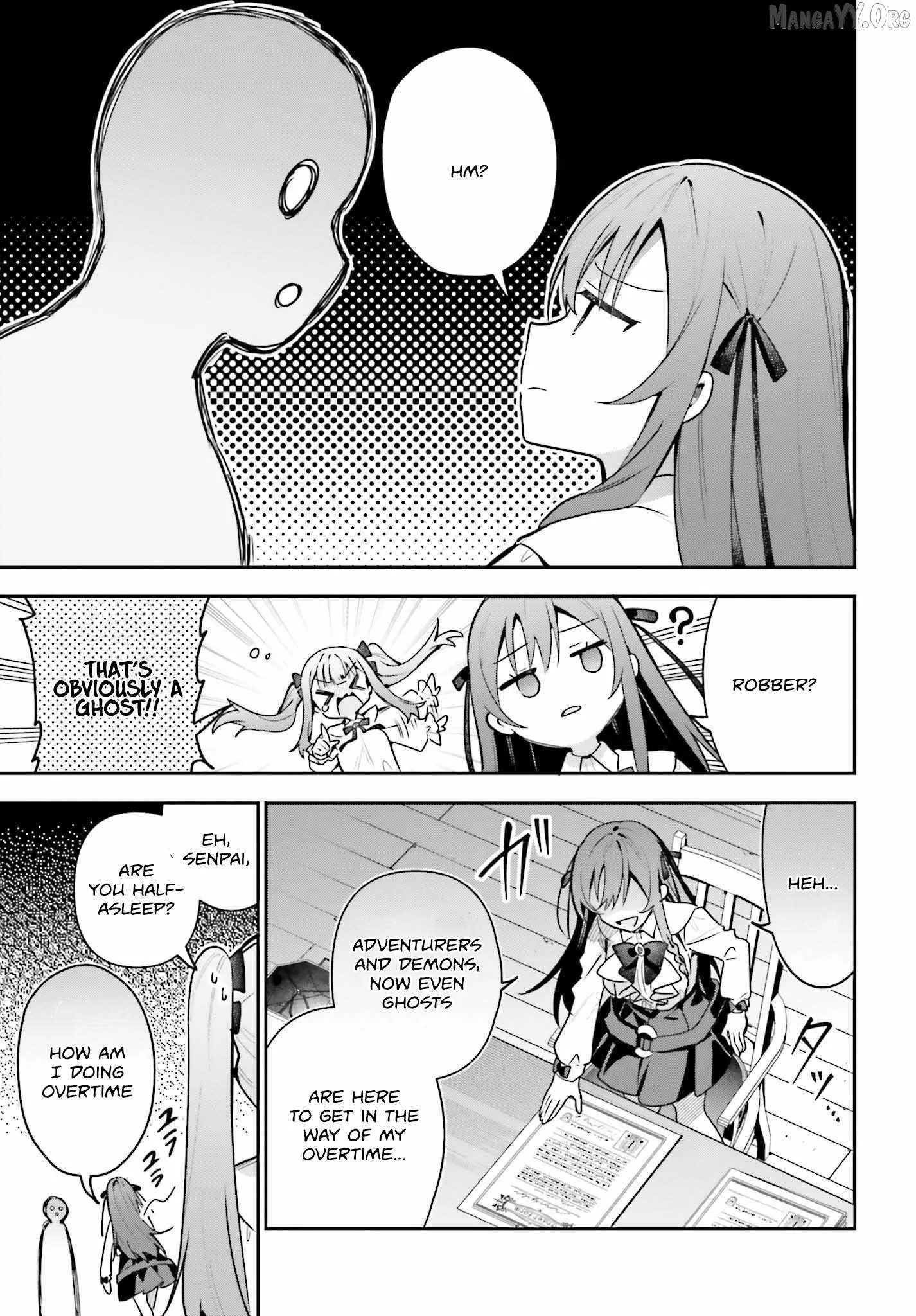 I’m the guild receptionist, but since I don’t want to work overtime, I think I’ll just solo the boss Chapter 45.1 page 18