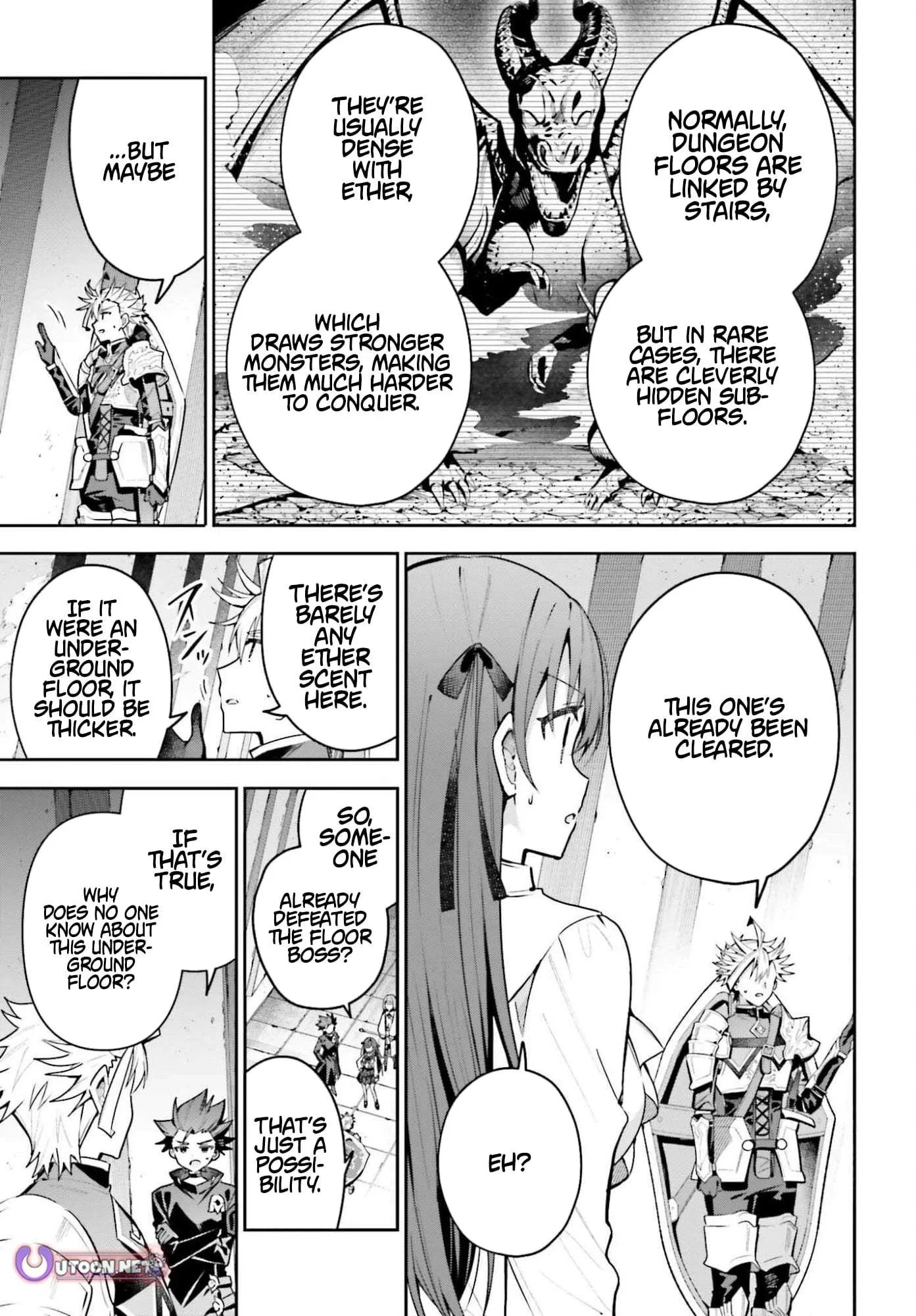 I’m the guild receptionist, but since I don’t want to work overtime, I think I’ll just solo the boss Chapter 46.1 page 5
