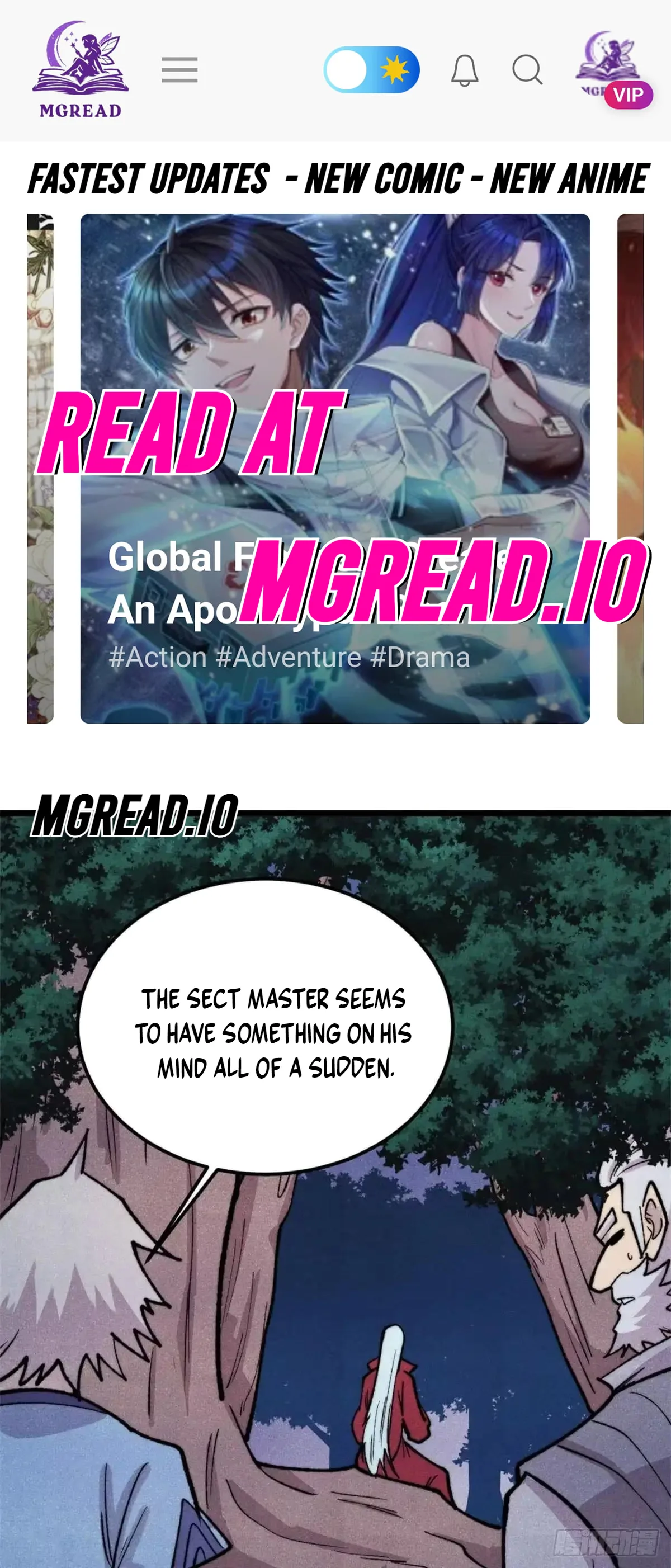All Hail the Sect Leader Chapter 559 page 1