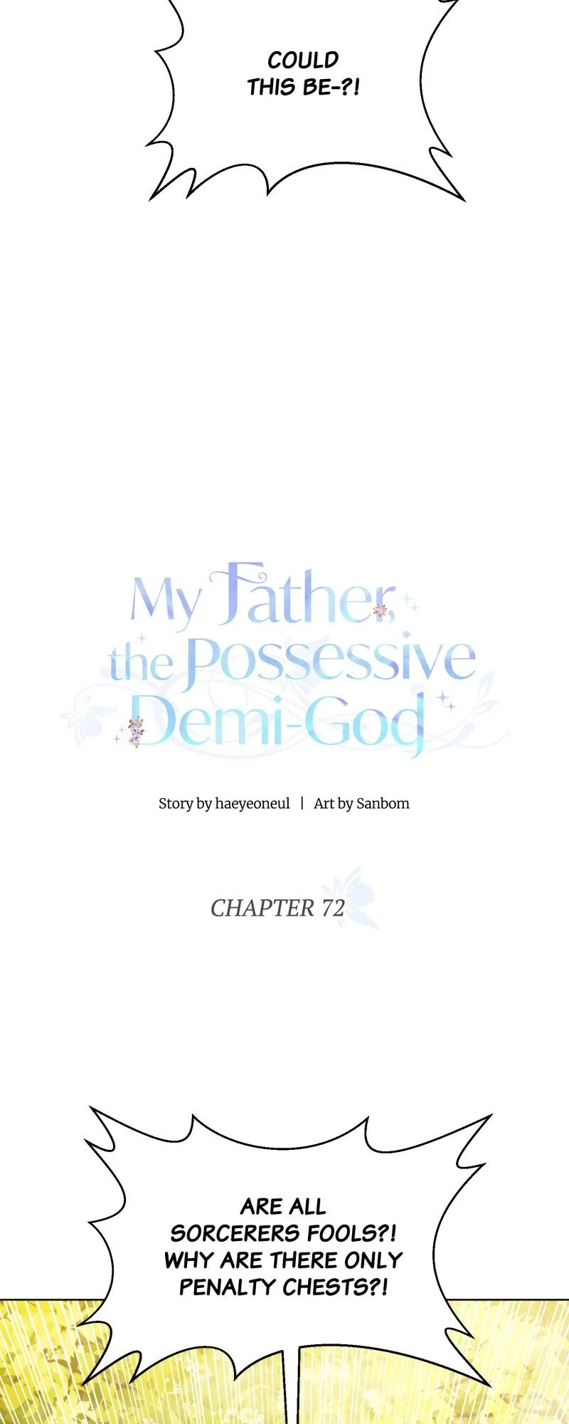 My Father, the Possessive Demi-God Chapter 72 page 4