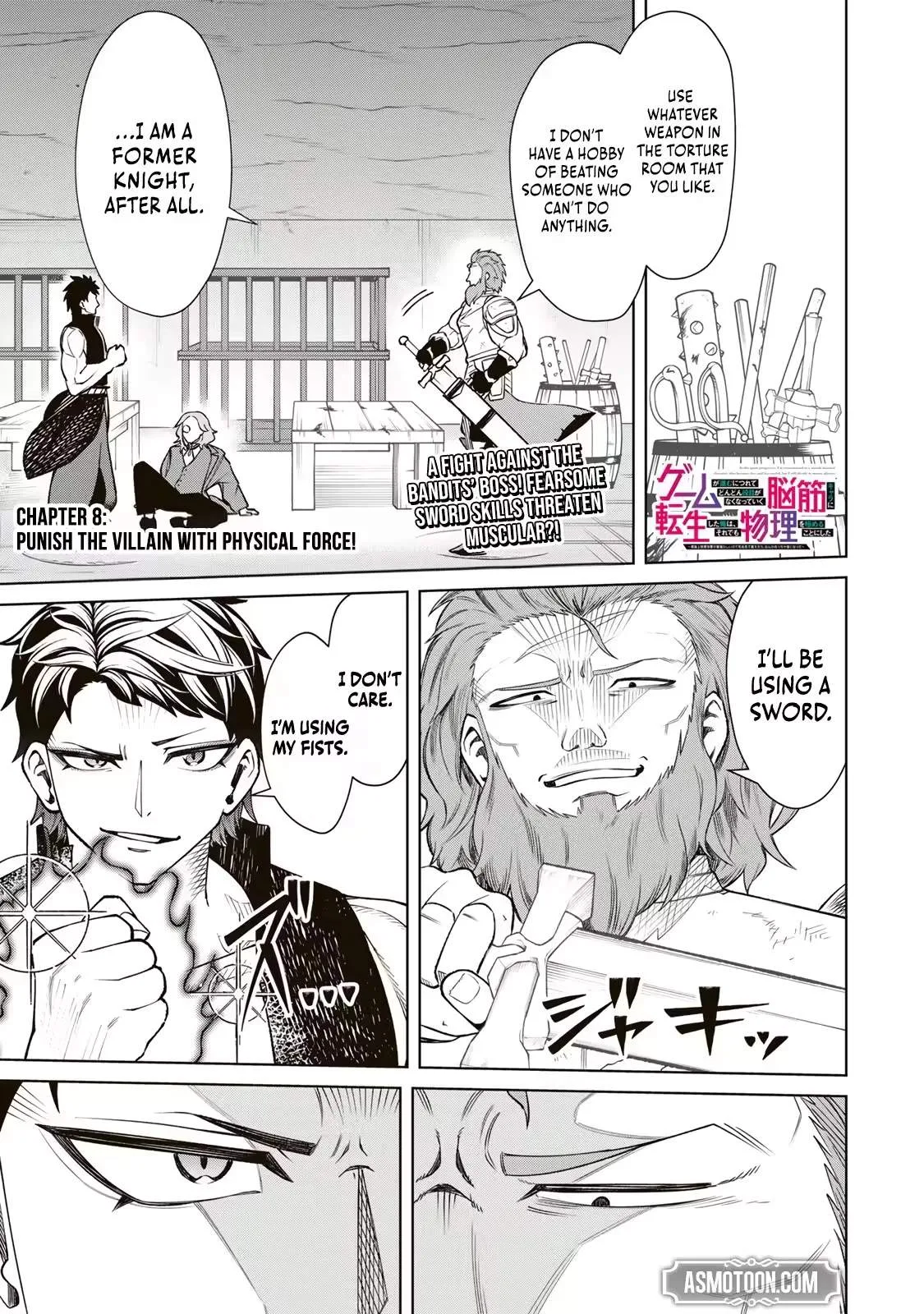 I Reincarnated as the Musclehead Character Who Becomes Obsolete in Late Game, but I Still Chose to Master Physical Combat Chapter 8 page 2