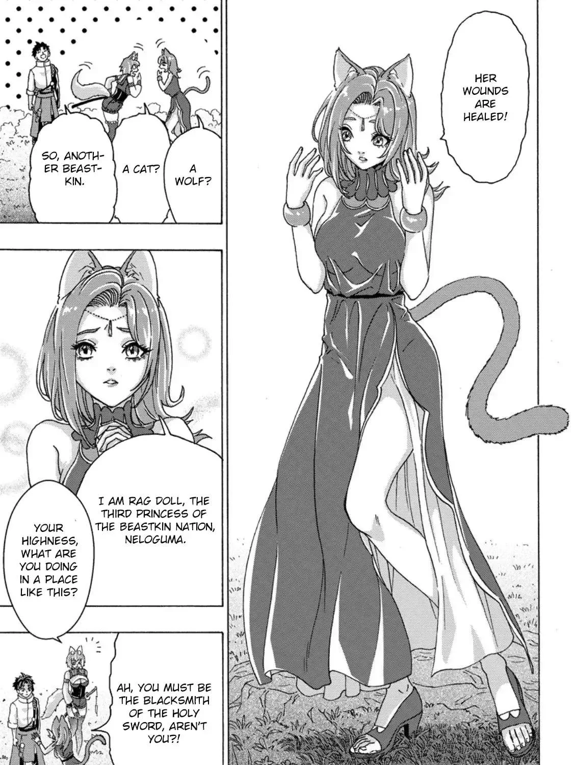 An Exiled Blacksmith Uses His Cheat Skills to Forge Legends: His Fiancée Kicked Him Out of His Store, but He's Happier Now That He Can Make Things at Will Chapter 18.2 page 27
