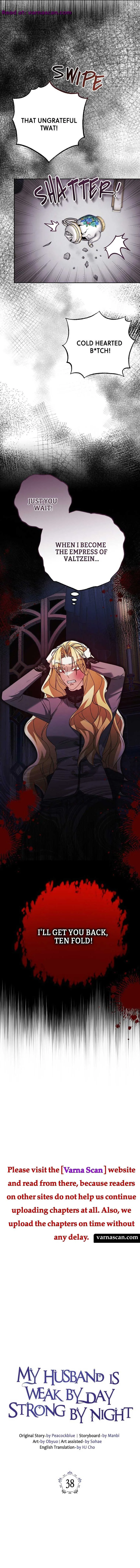 My Husband is Weak by Day, Strong by Night Chapter 38 page 9
