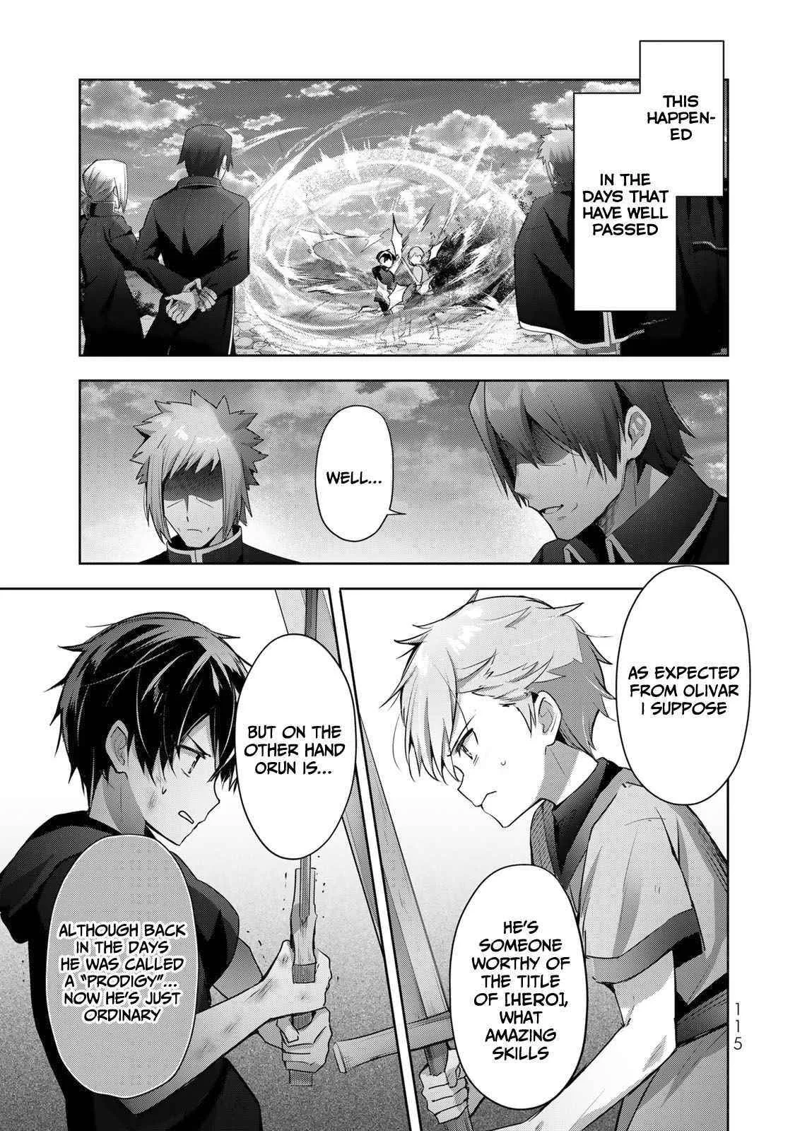 The Jack-of-all-trades Kicked Out of the Hero’s Party ~ The Swordsman Who Became a Support Mage Due to Party Circumstances, Becomes All Powerful Chapter 3.5 page 1