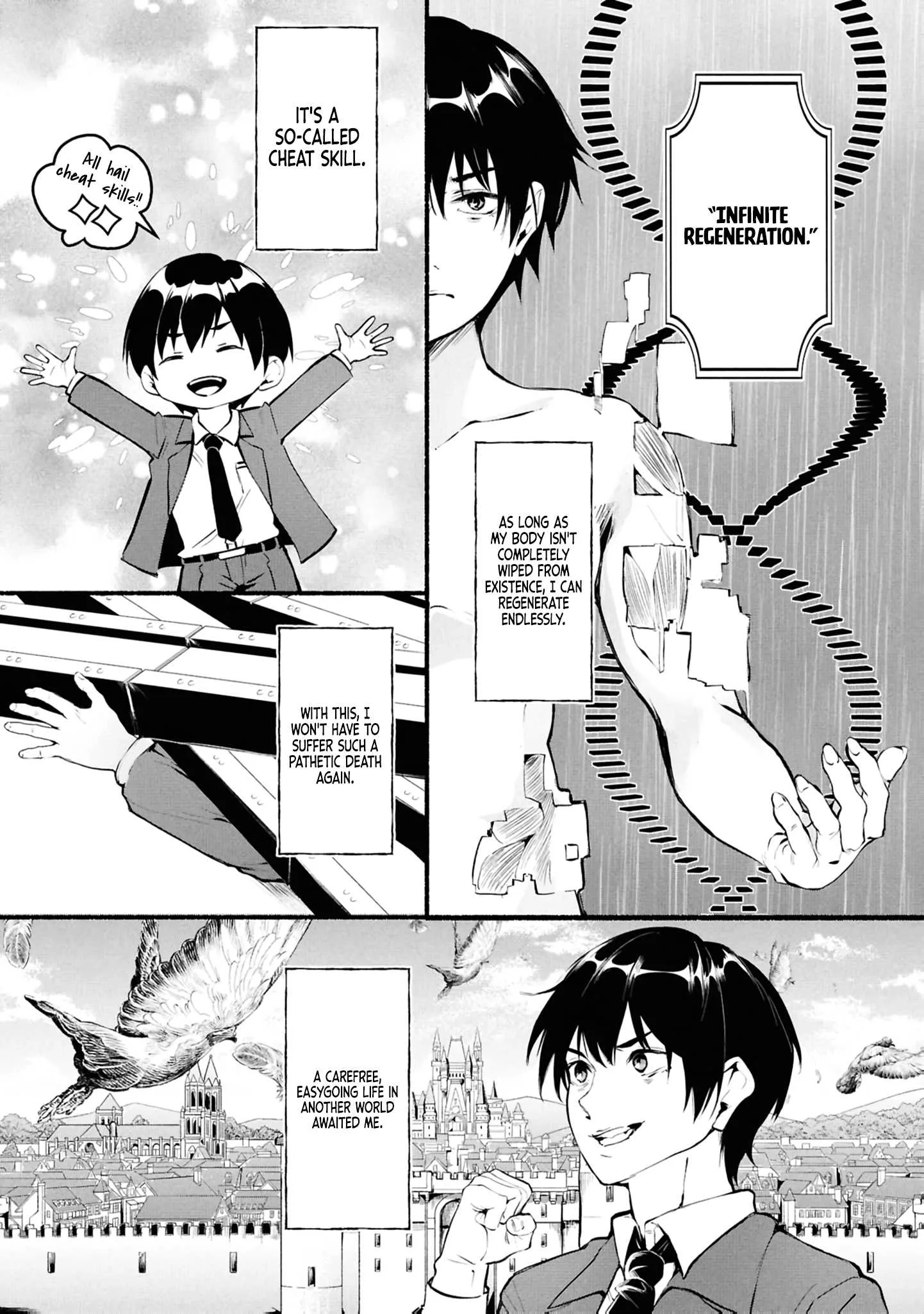 A Simple Soldier, Granted the Reincarnation Gift of “Infinite Regeneration”, Found Himself the Target of Countless Beautiful Women Chapter 1 page 9
