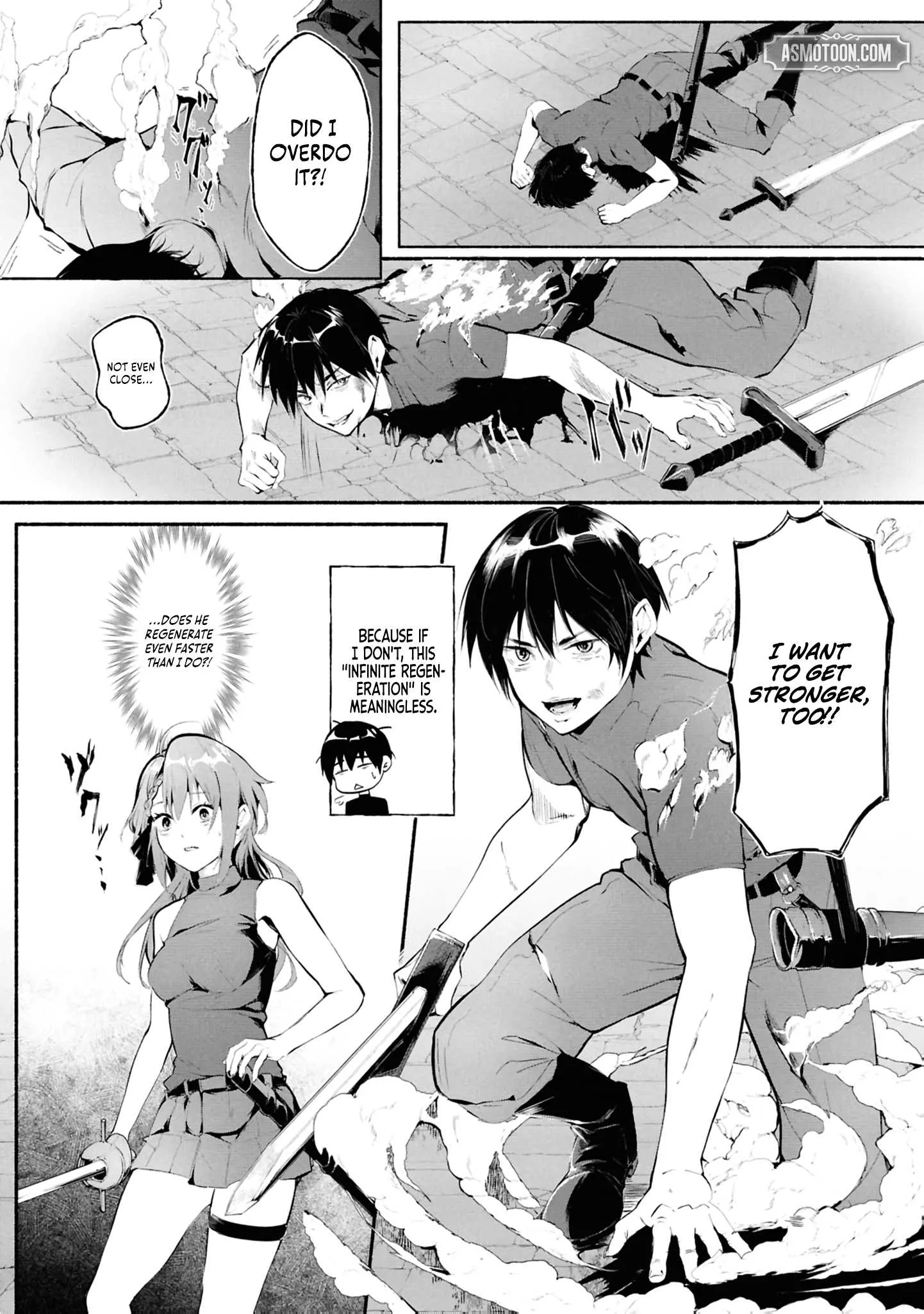 A Simple Soldier, Granted the Reincarnation Gift of “Infinite Regeneration”, Found Himself the Target of Countless Beautiful Women Chapter 1 page 28