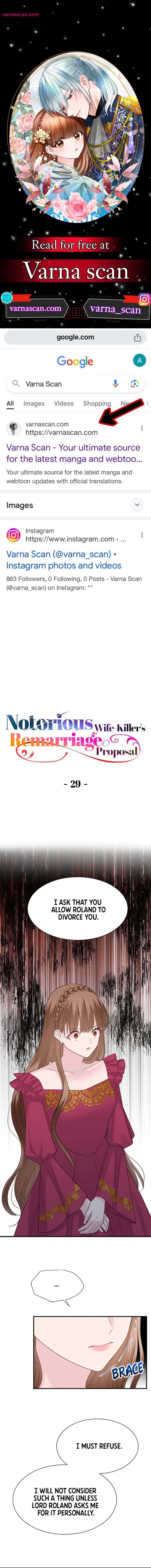 Notorious Wife-Killer’s Remarriage Proposal Chapter 29 page 2