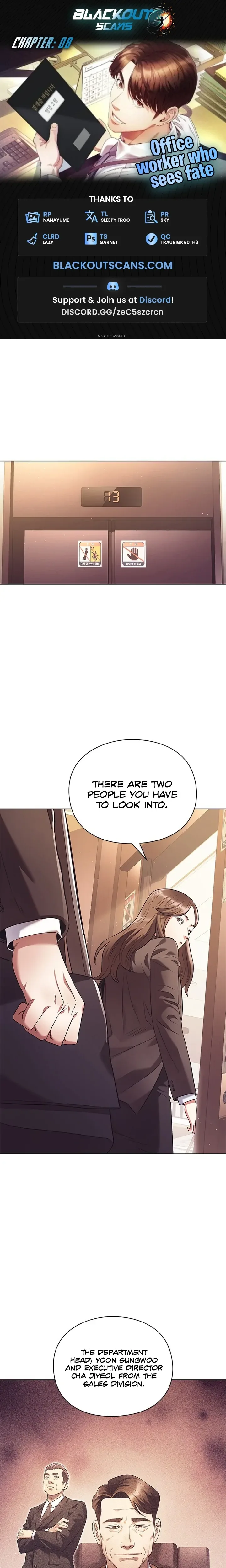 Office Worker Who Sees Fate Chapter 8 page 2
