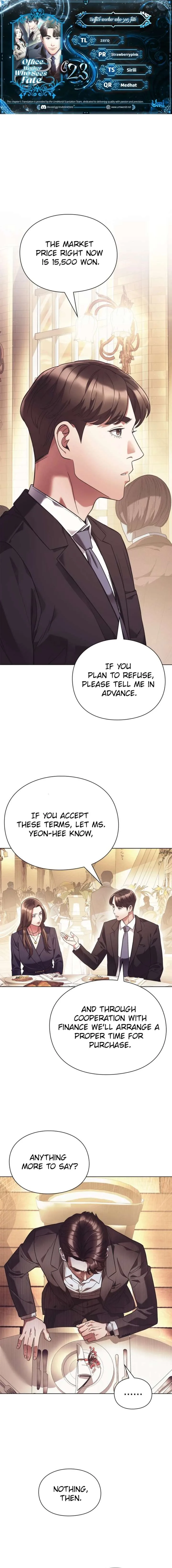 Office Worker Who Sees Fate Chapter 23 page 2
