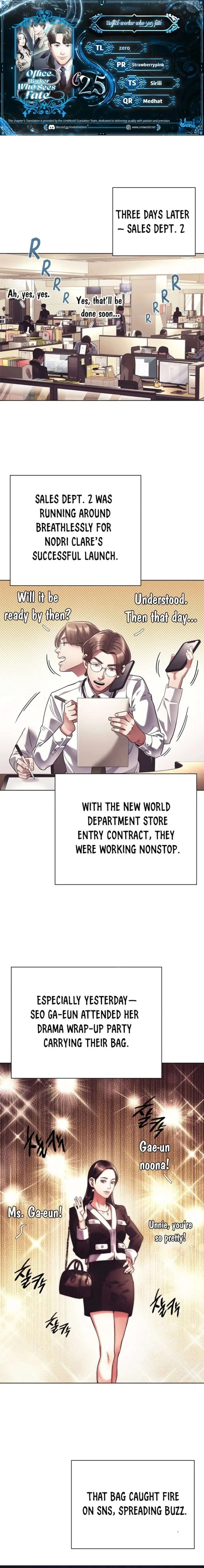 Office Worker Who Sees Fate Chapter 25 page 2
