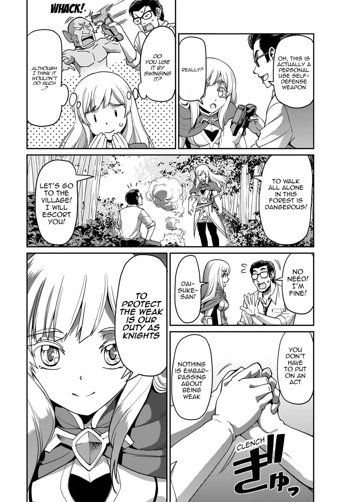 Isekai Shokan Ojisan No Ju Muso Life Sabage Suki Salary Man Ha Kaisha Owari Ni Isekai He Chokuki Suru Chapter 1 page 12