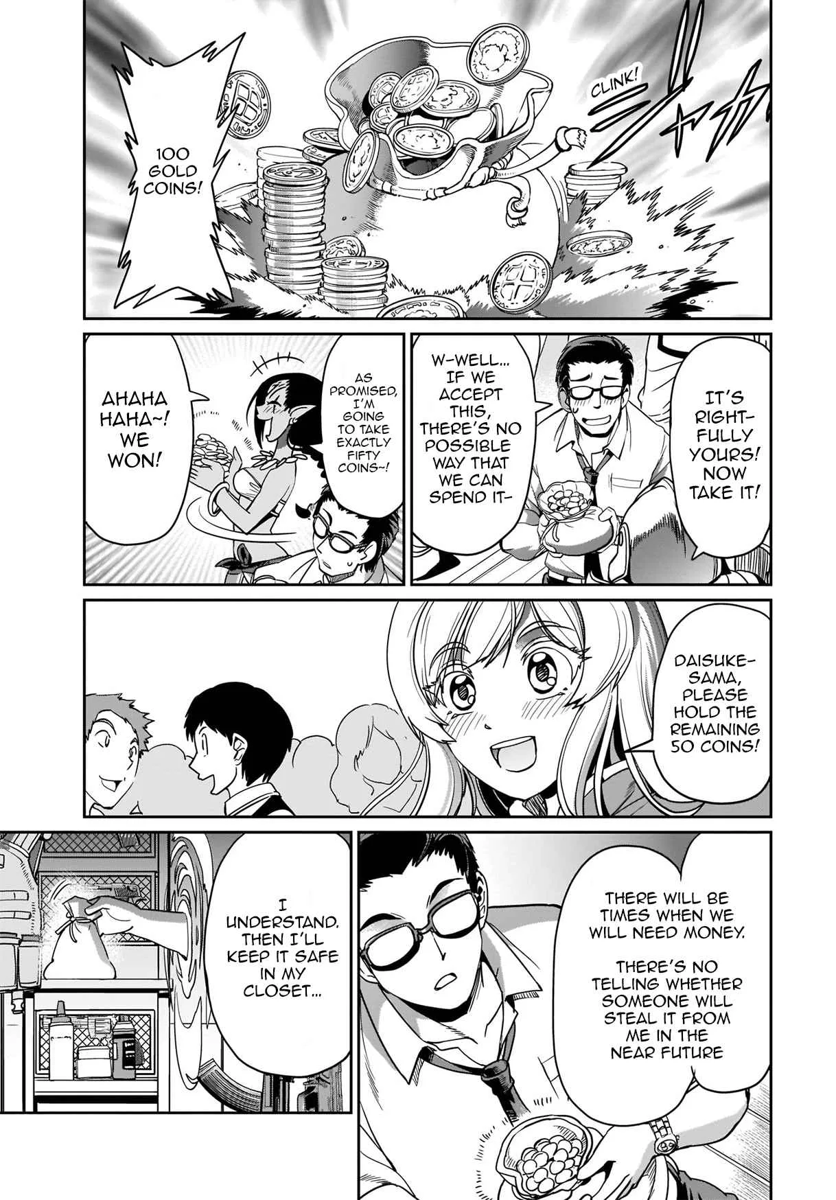 Isekai Shokan Ojisan No Ju Muso Life Sabage Suki Salary Man Ha Kaisha Owari Ni Isekai He Chokuki Suru Chapter 10 page 14