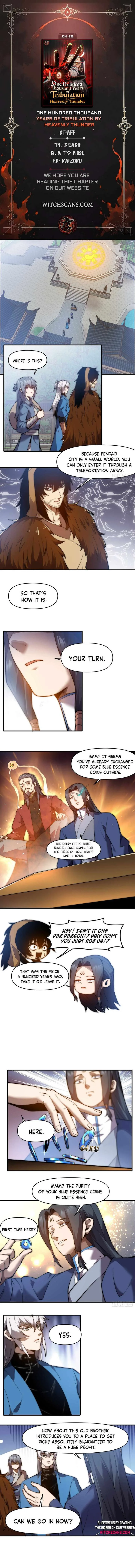 One Hundred Thousand Years of Tribulation by Heavenly Thunder Chapter 28 page 2
