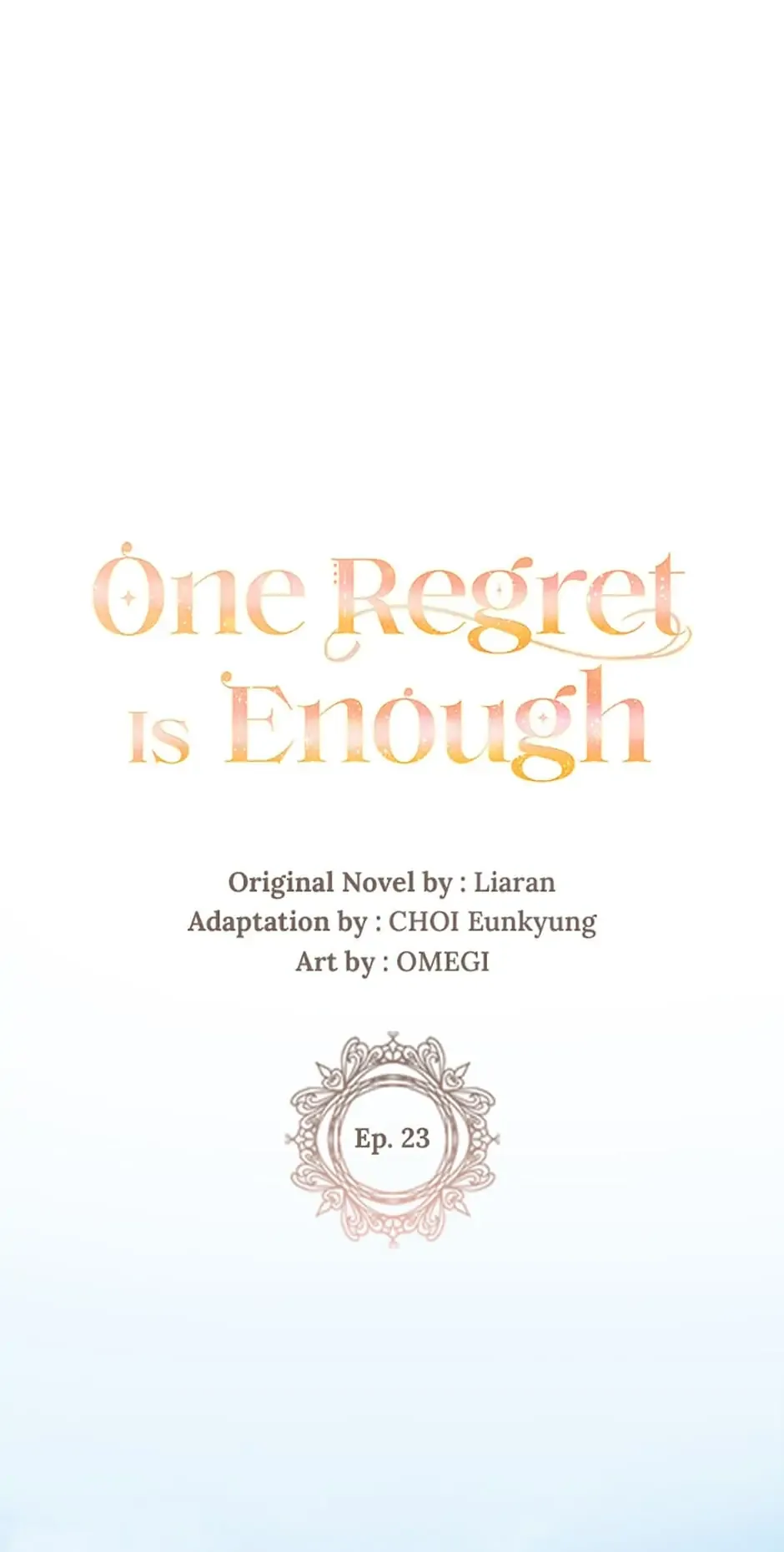 One Regret Is Enough Chapter 23 page 2
