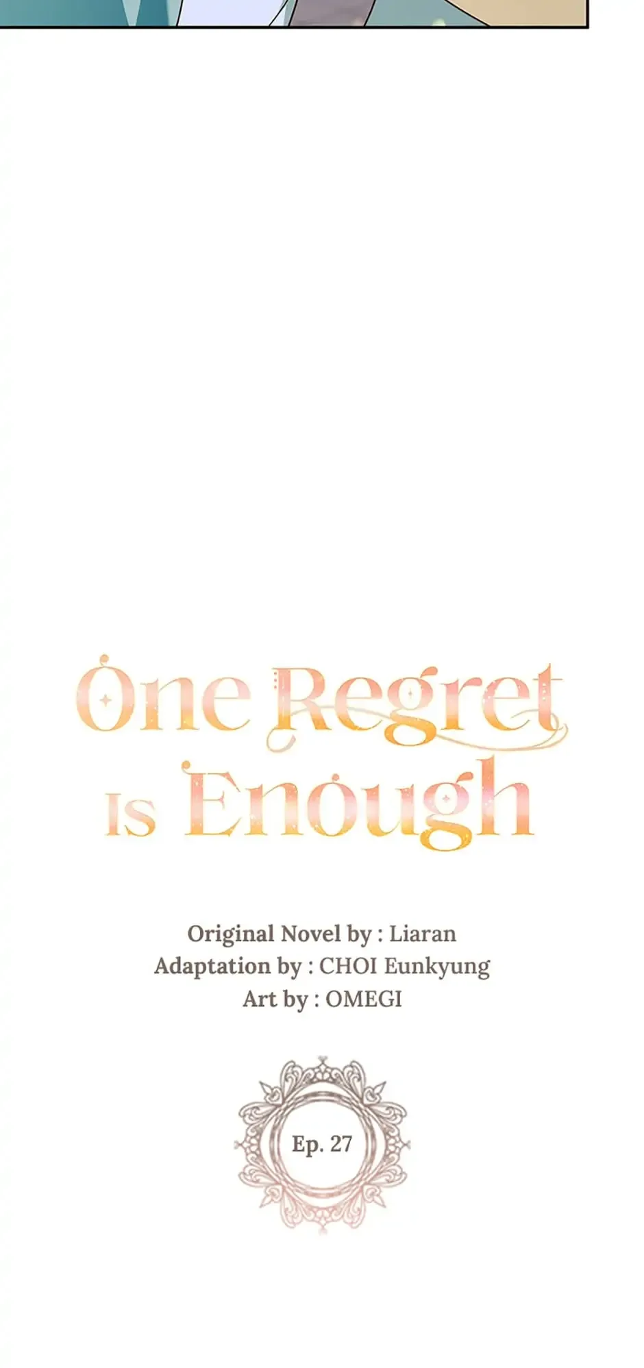 One Regret Is Enough Chapter 27 page 22