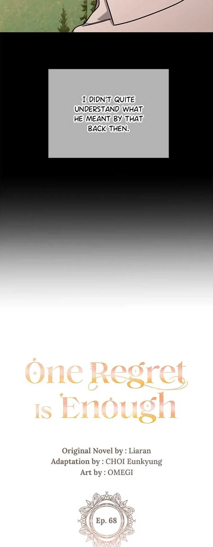One Regret Is Enough Chapter 68 page 3