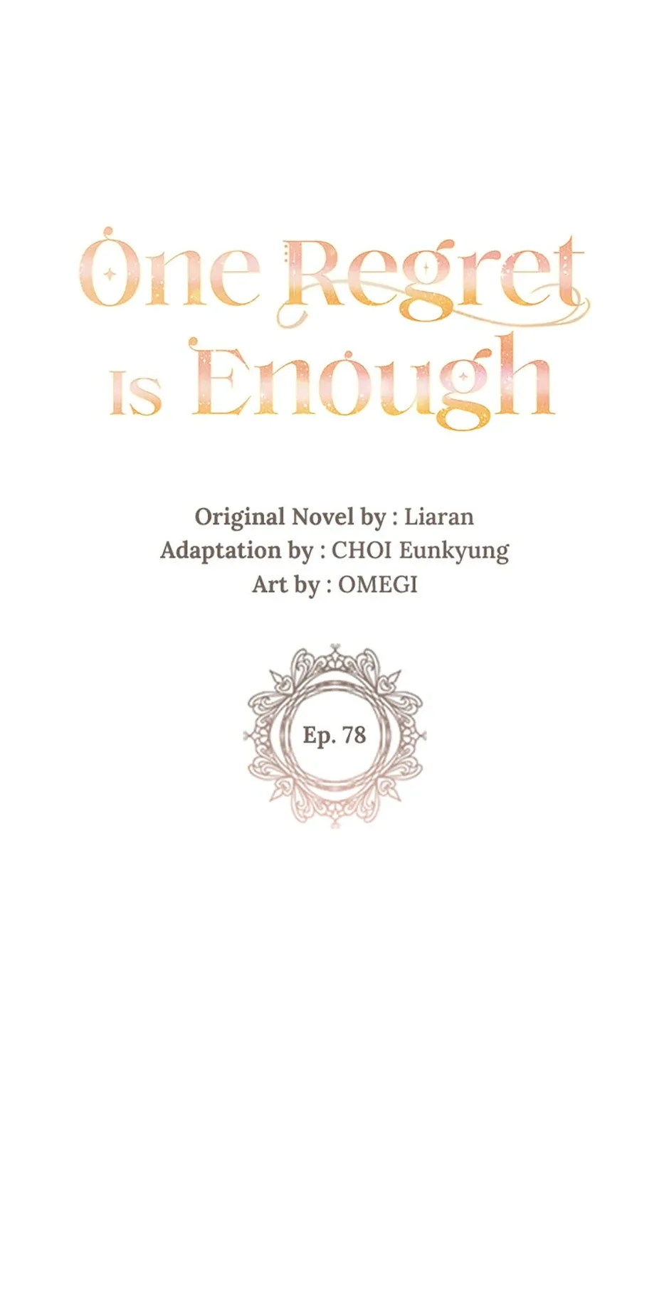 One Regret Is Enough Chapter 78 page 44