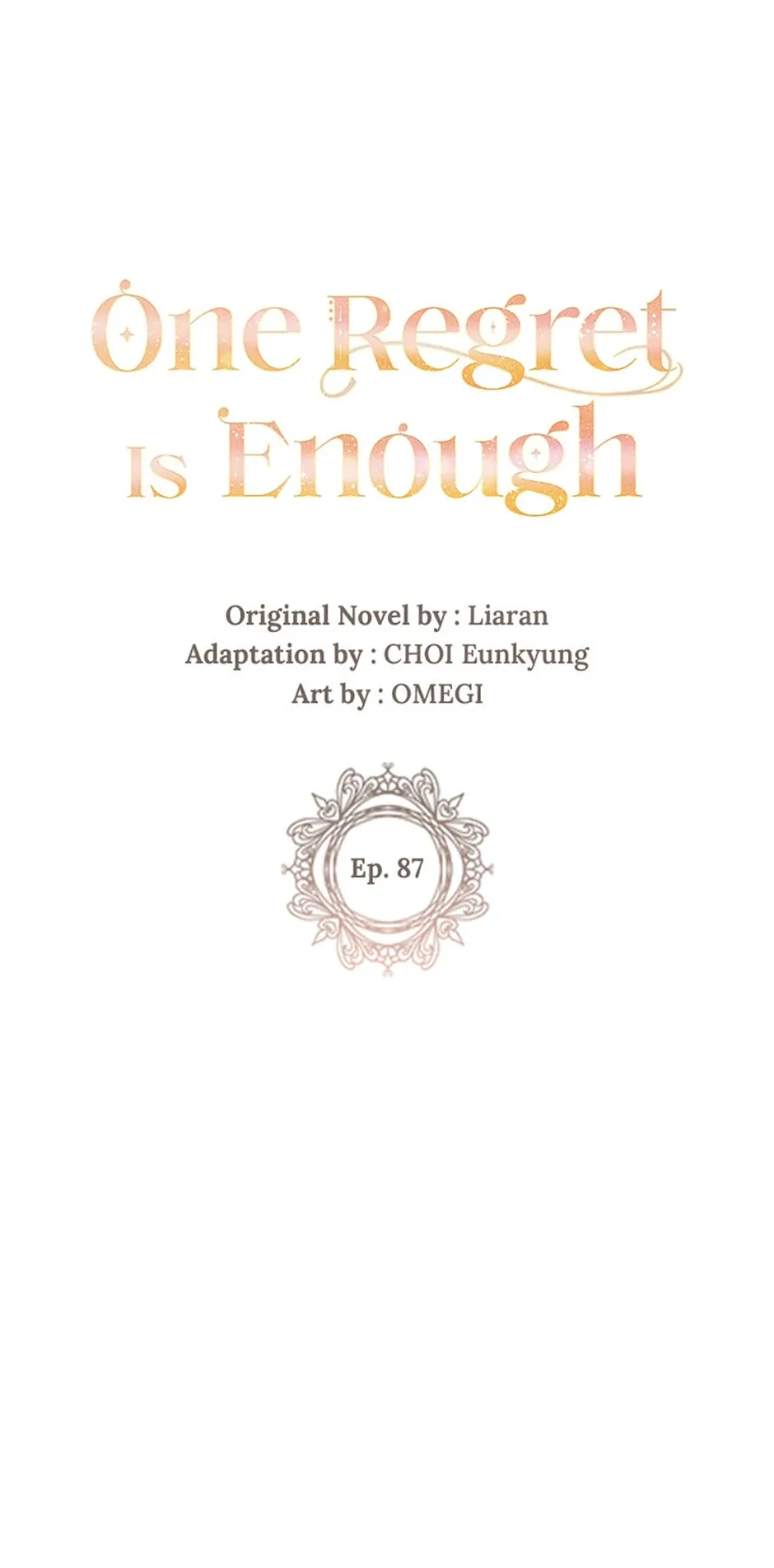 One Regret Is Enough Chapter 87 page 10