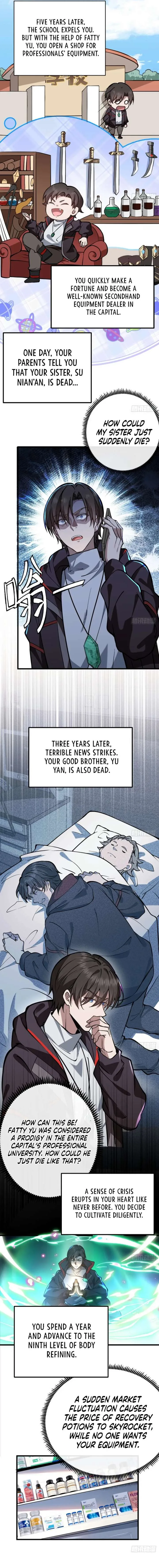 Others level up, I cultivate—emerging only at Great Ascension Chapter 1 page 8