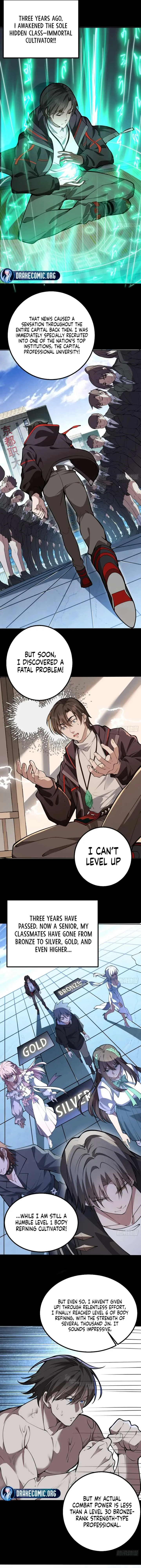 Others level up, I cultivate—emerging only at Great Ascension Chapter 1 page 4
