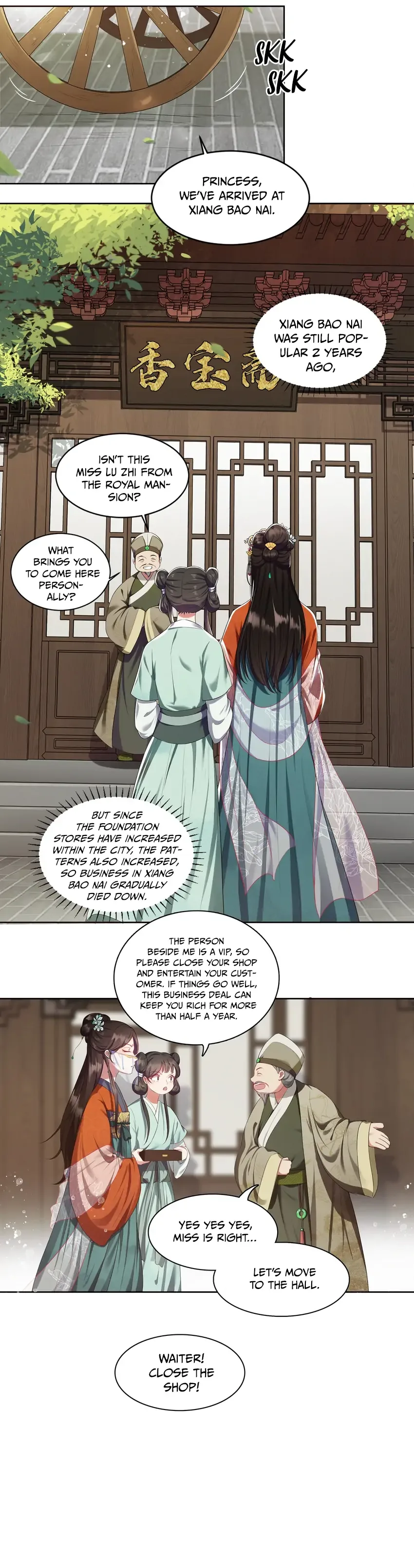 Pink Blossoms Mirror Your Beauty Chapter 3 page 6