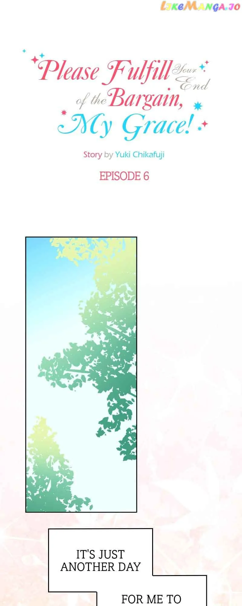 Please Fulfill Your End of the Bargain, My Grace! Chapter 6 page 2
