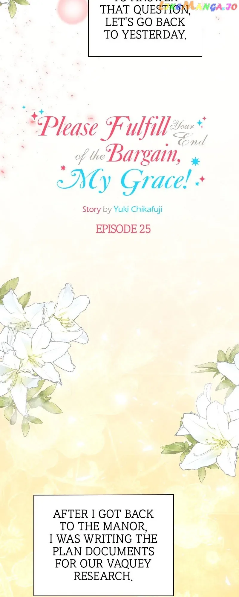 Please Fulfill Your End of the Bargain, My Grace! Chapter 25 page 7