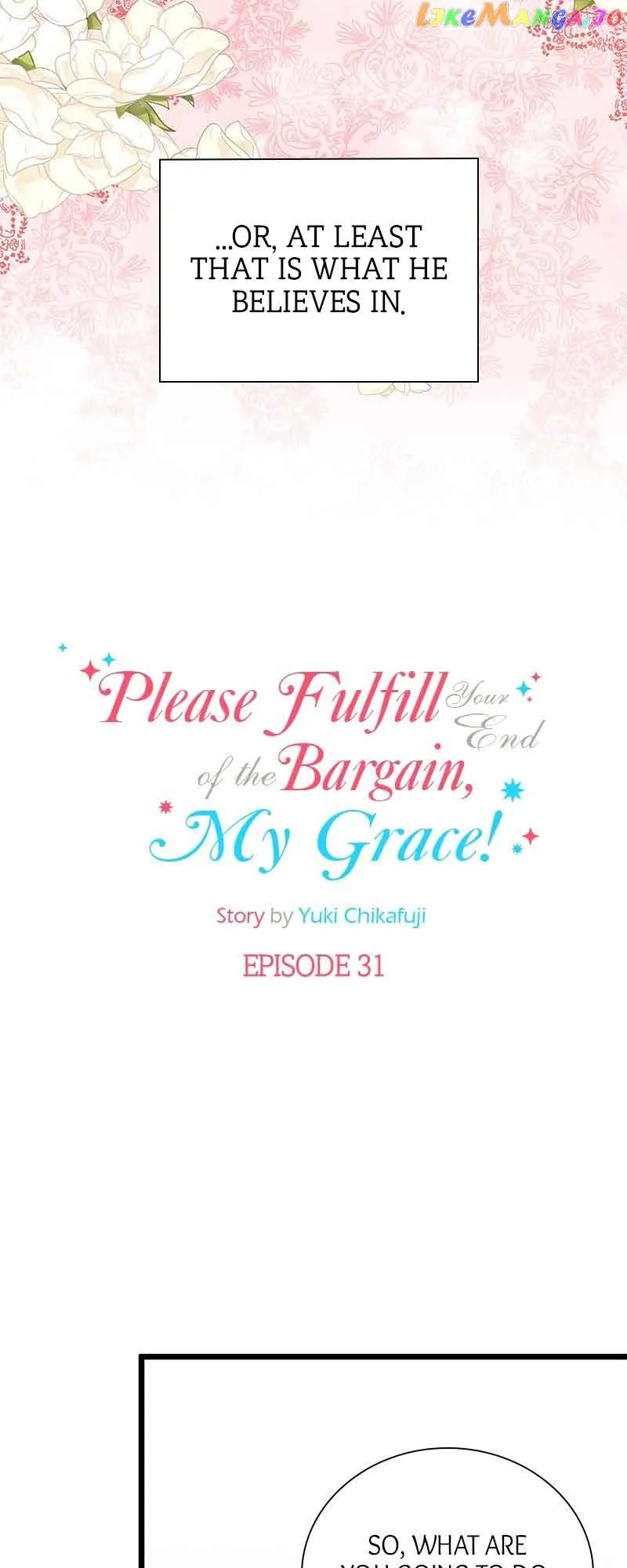 Please Fulfill Your End of the Bargain, My Grace! Chapter 31 page 8