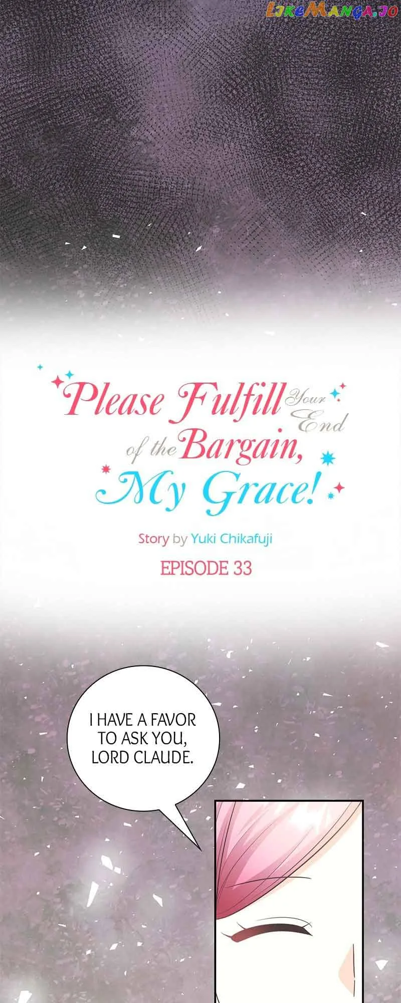 Please Fulfill Your End of the Bargain, My Grace! Chapter 33 page 5