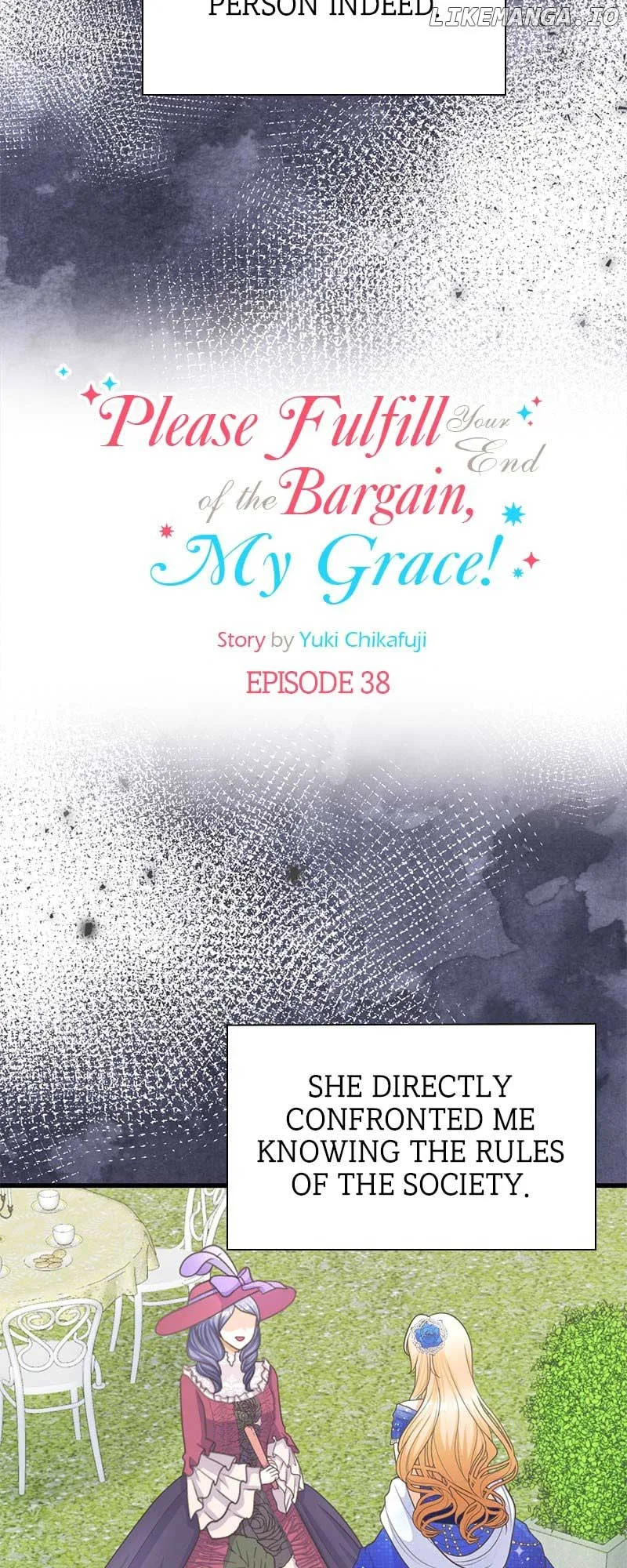Please Fulfill Your End of the Bargain, My Grace! Chapter 38 page 4