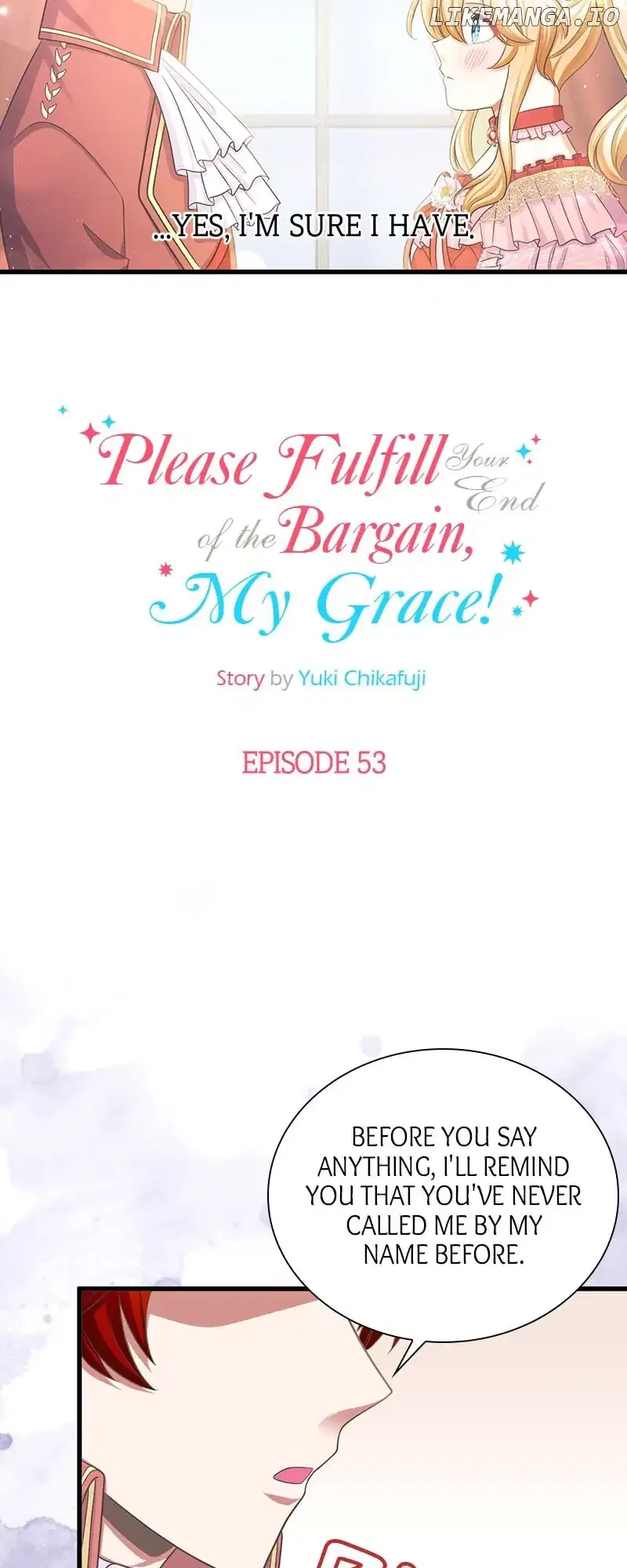 Please Fulfill Your End of the Bargain, My Grace! Chapter 53 page 7