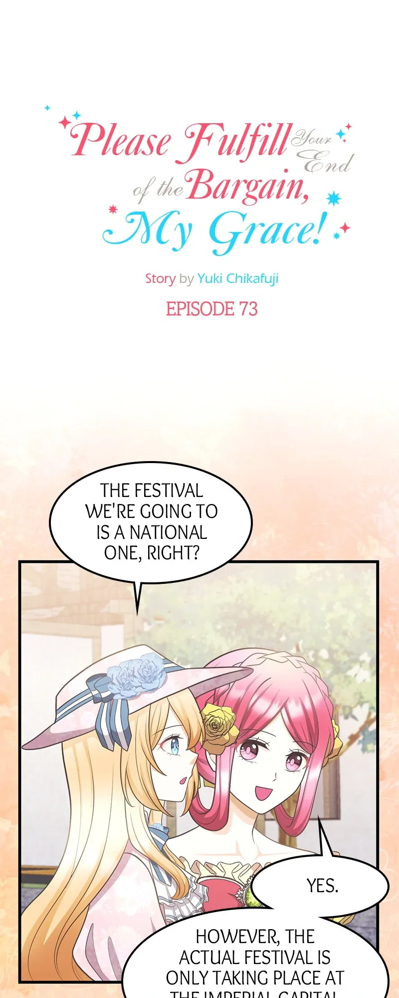 Please Fulfill Your End of the Bargain, My Grace! Chapter 73 page 7