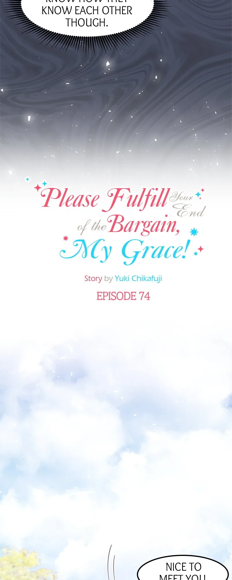 Please Fulfill Your End of the Bargain, My Grace! Chapter 74 page 4