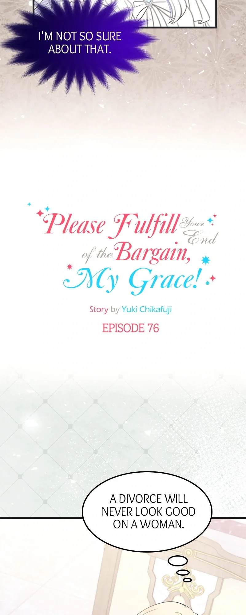 Please Fulfill Your End of the Bargain, My Grace! Chapter 76 page 4