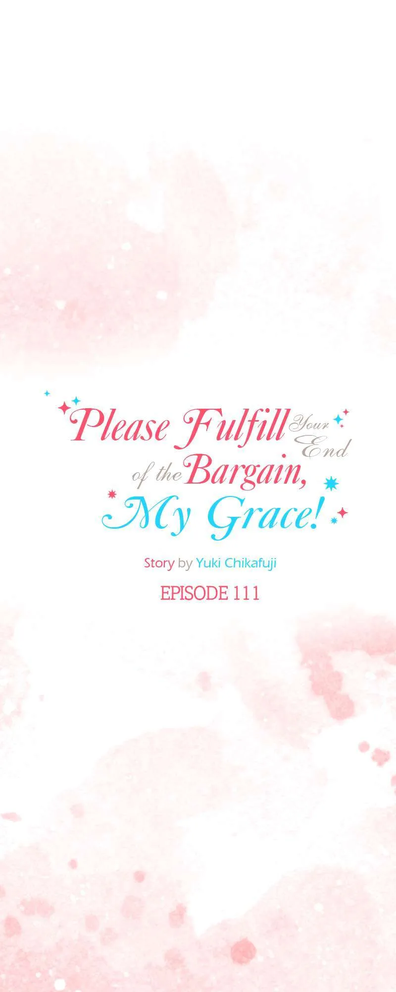 Please Fulfill Your End of the Bargain, My Grace! Chapter 111 page 8