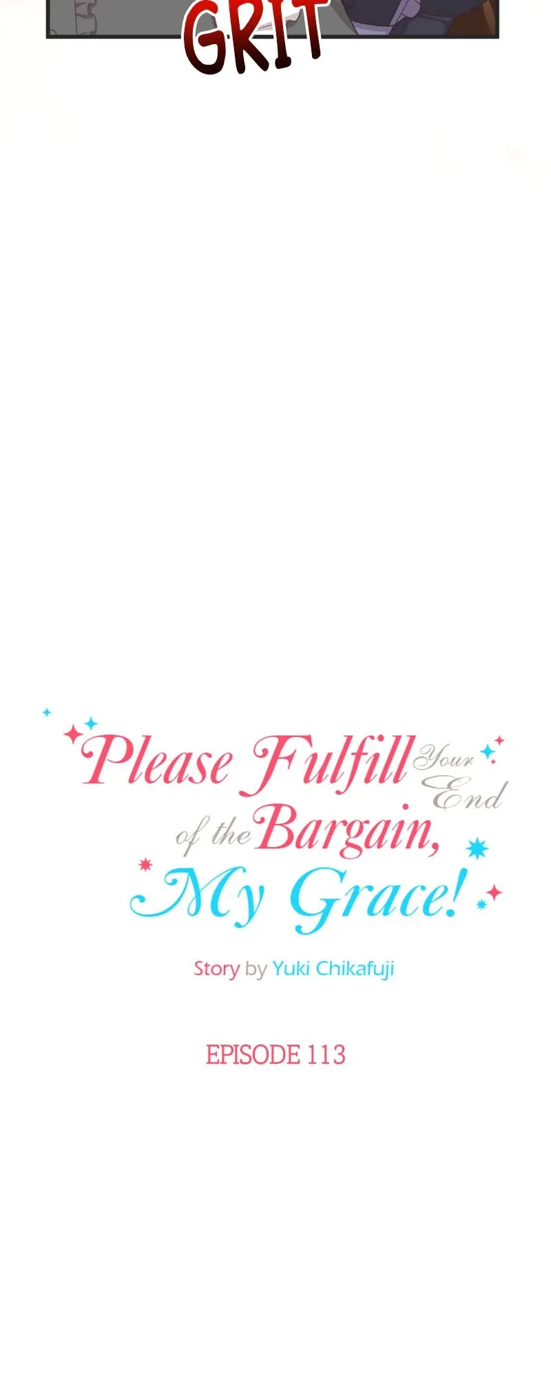 Please Fulfill Your End of the Bargain, My Grace! Chapter 113 page 5