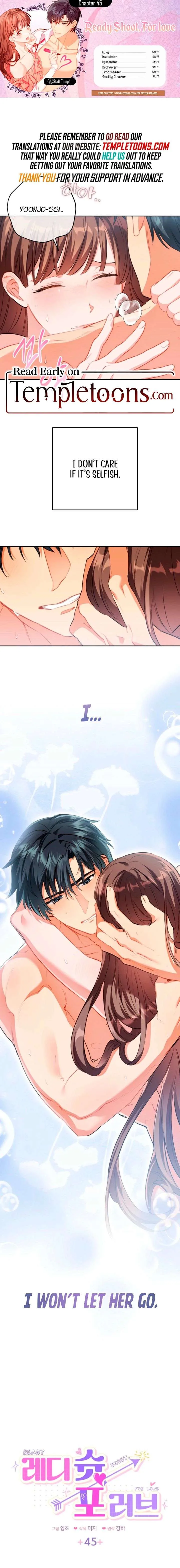 Ready Shoot, For love Chapter 45 page 2