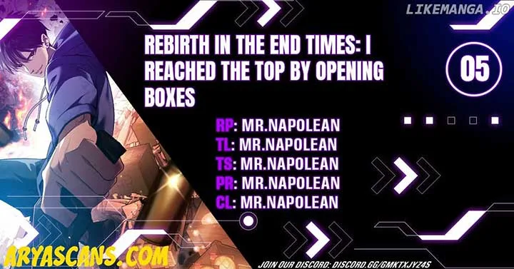 Rebirth in the end times: I reached the top by opening boxes Chapter 5 page 2