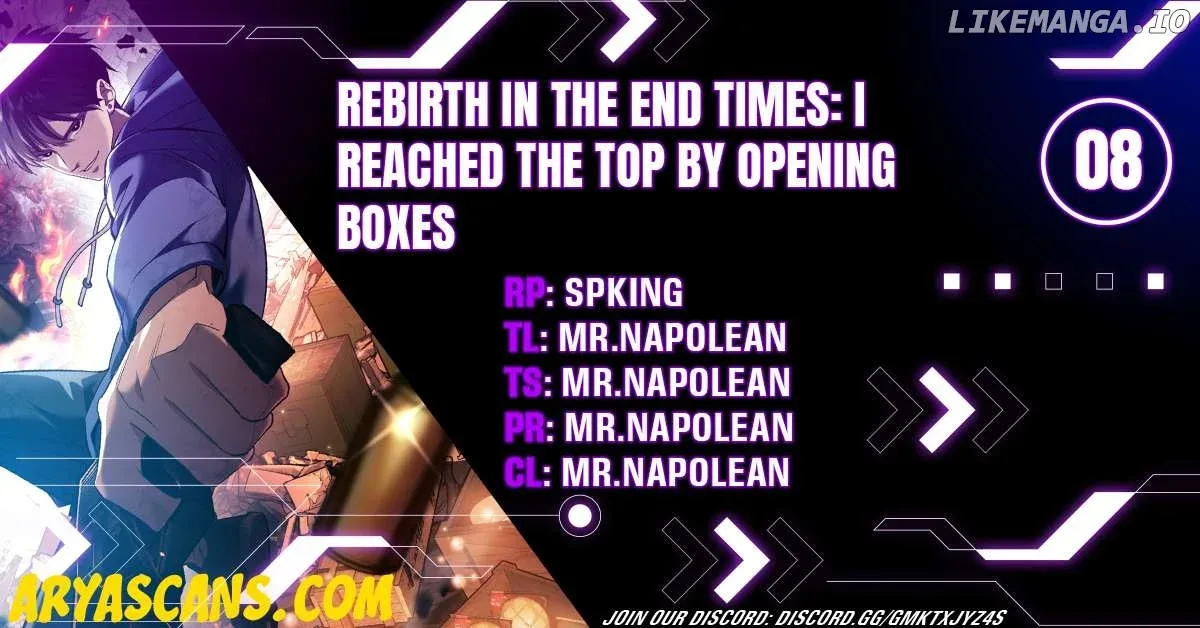 Rebirth in the end times: I reached the top by opening boxes Chapter 8 page 2