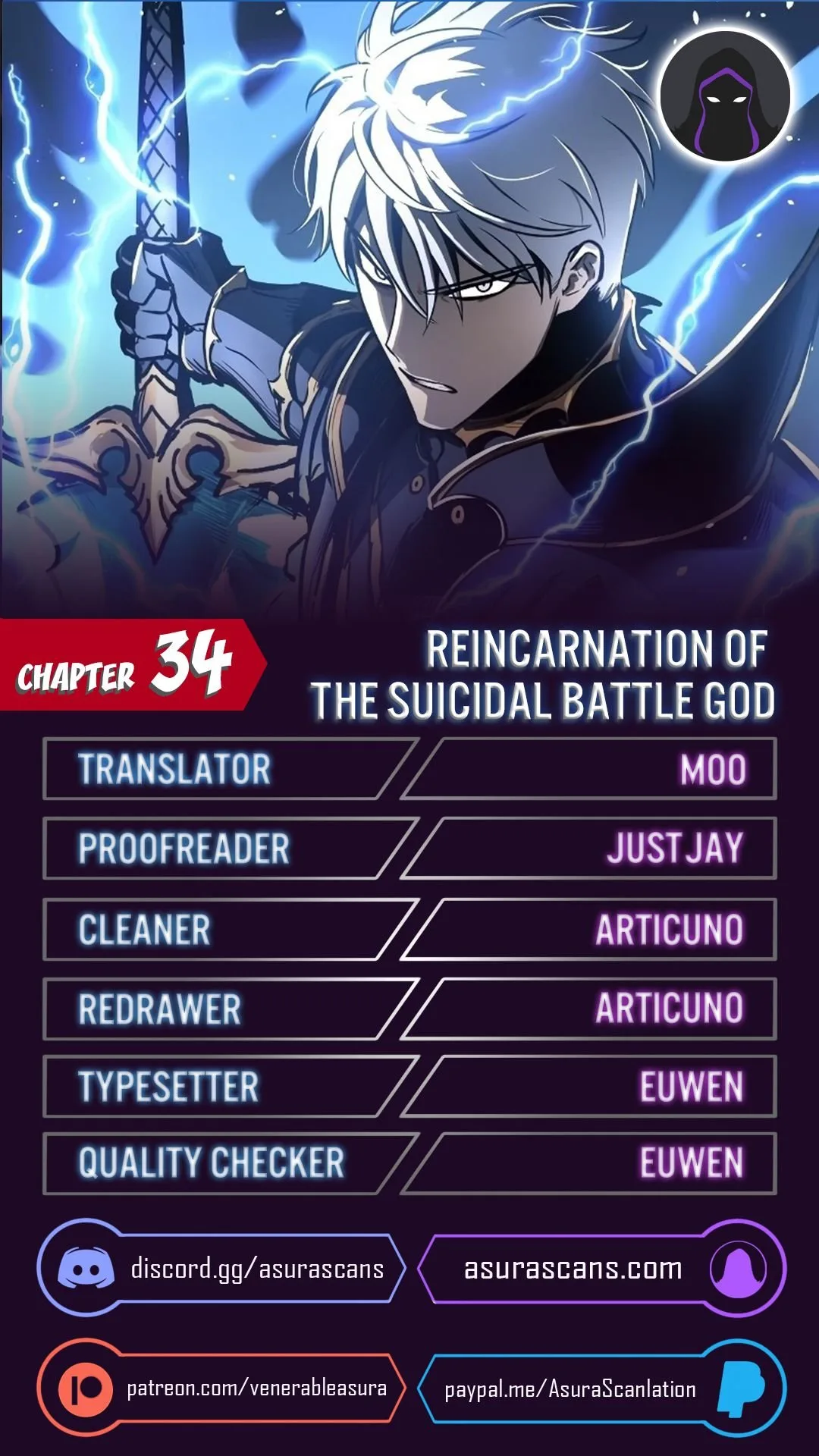 Reincarnation of the Suicidal Battle God Chapter 34 page 2