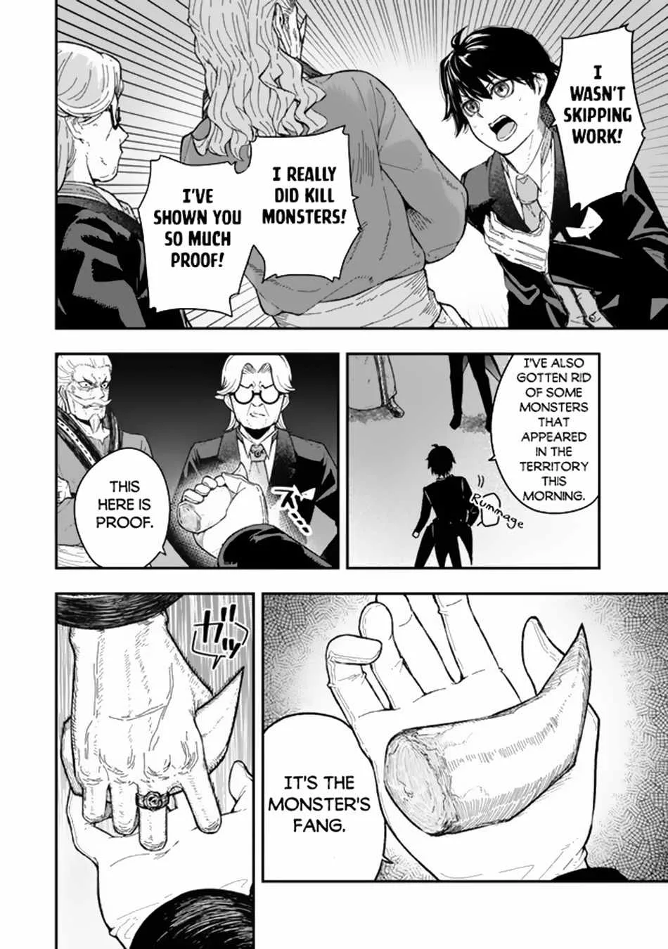 Gomi Ika da to Tsuihousareta Shounin, Jitsu wa Zensei Kensha desu Chapter 1 page 8