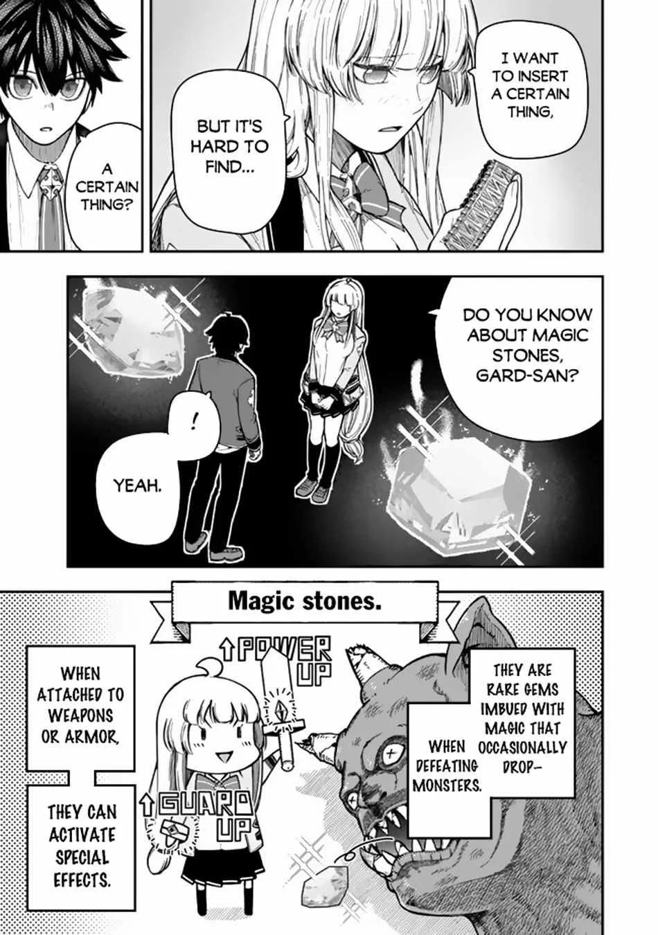 Gomi Ika da to Tsuihousareta Shounin, Jitsu wa Zensei Kensha desu Chapter 7.2 page 7